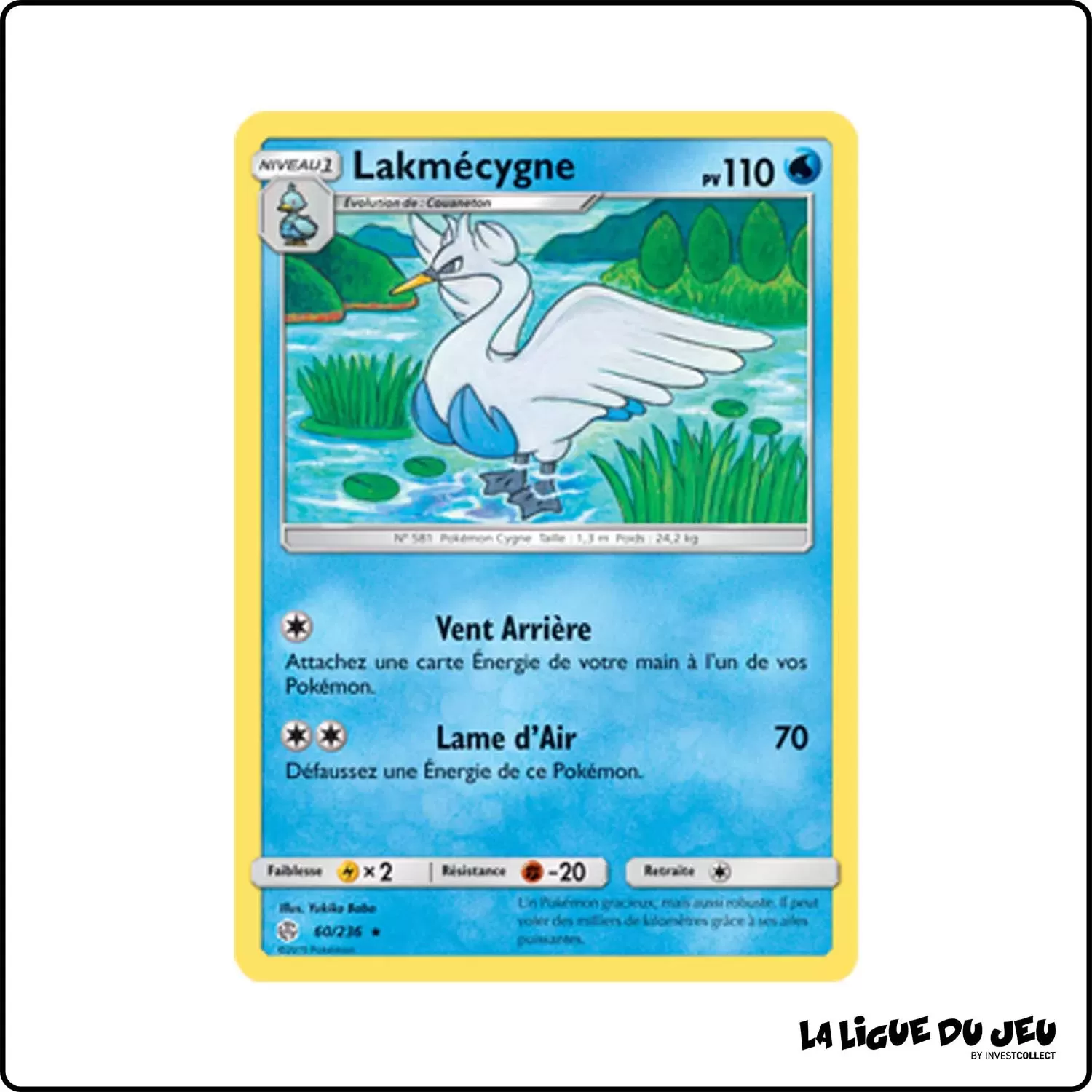 Rare - Pokemon - Éclipse Cosmique - Lakmécygne 60/236