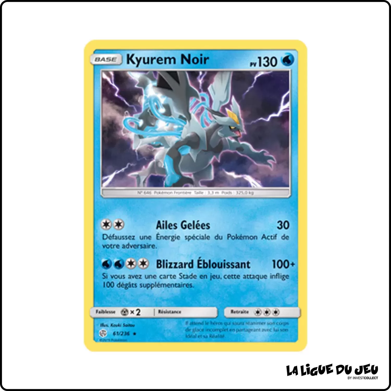 Holo - Pokemon - Éclipse Cosmique - Kyurem Noir 61/236