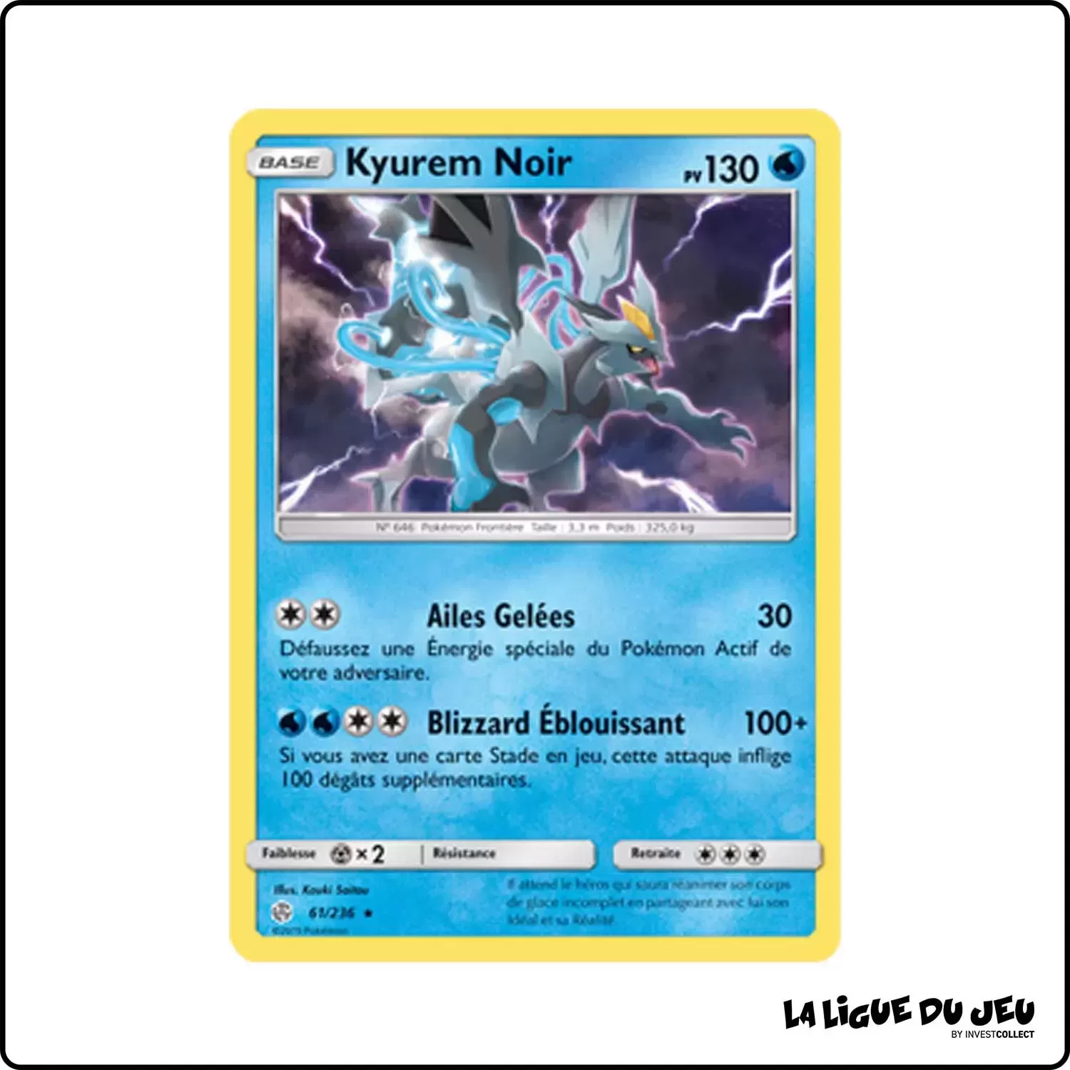 Holo - Pokemon - Éclipse Cosmique - Kyurem Noir 61/236