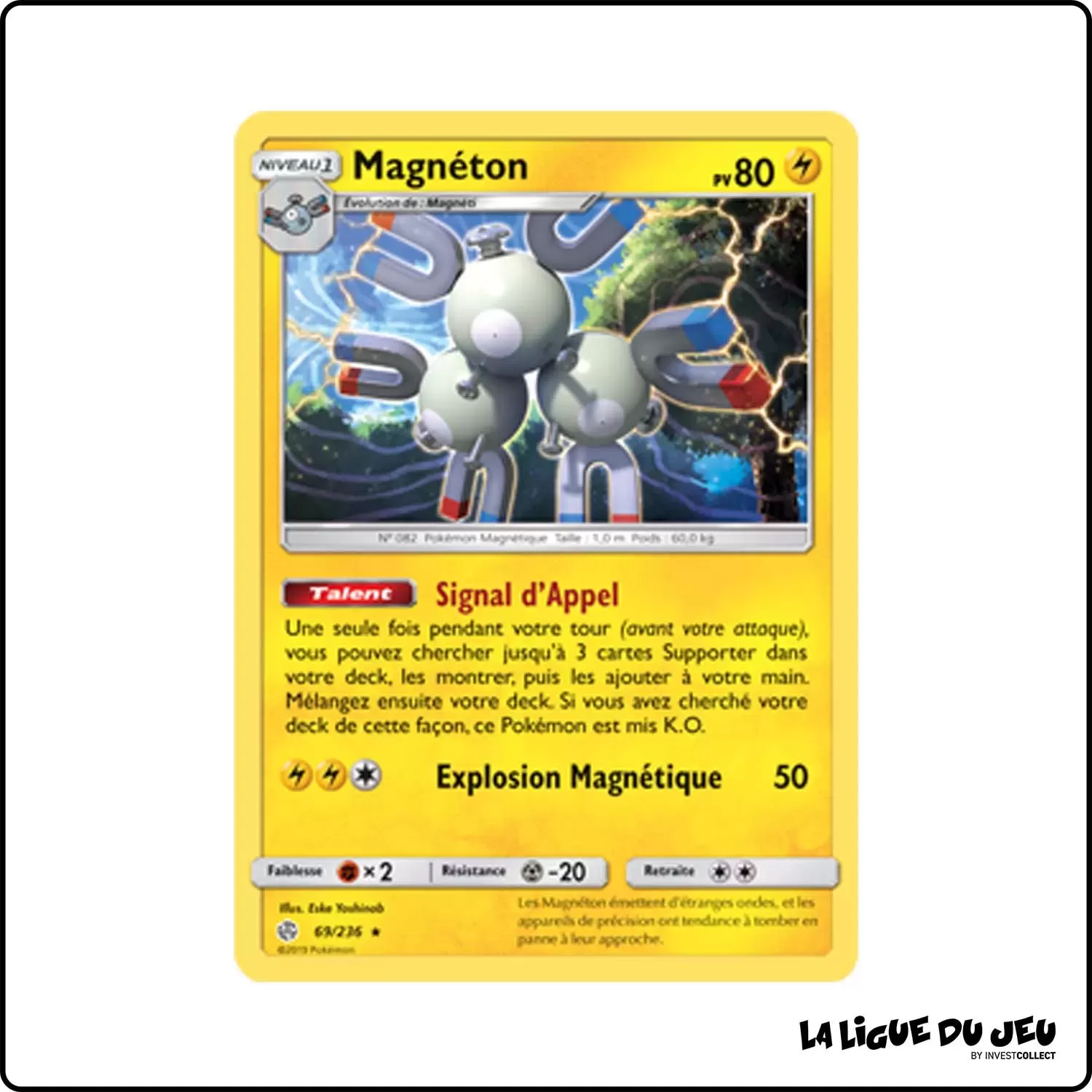 Holo - Pokemon - Éclipse Cosmique - Magnéton 69/236