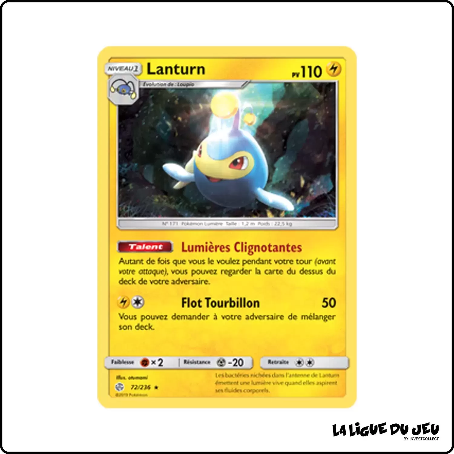 Rare - Pokemon - Éclipse Cosmique - Lanturn 72/236