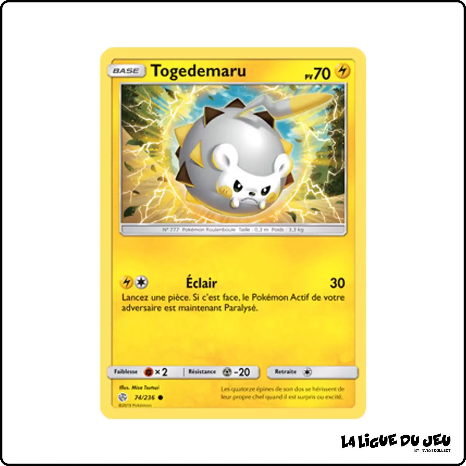 Commune - Pokemon - Éclipse Cosmique - Togedemaru 74/236