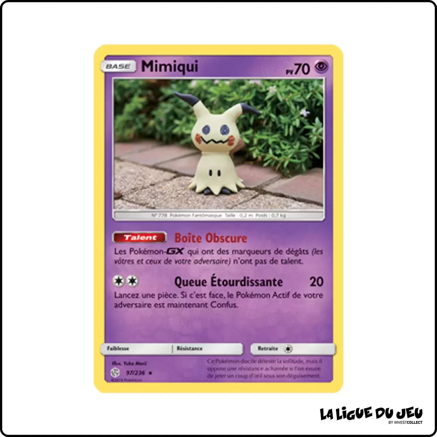 Rare - Pokemon - Éclipse Cosmique - Mimiqui 97/236