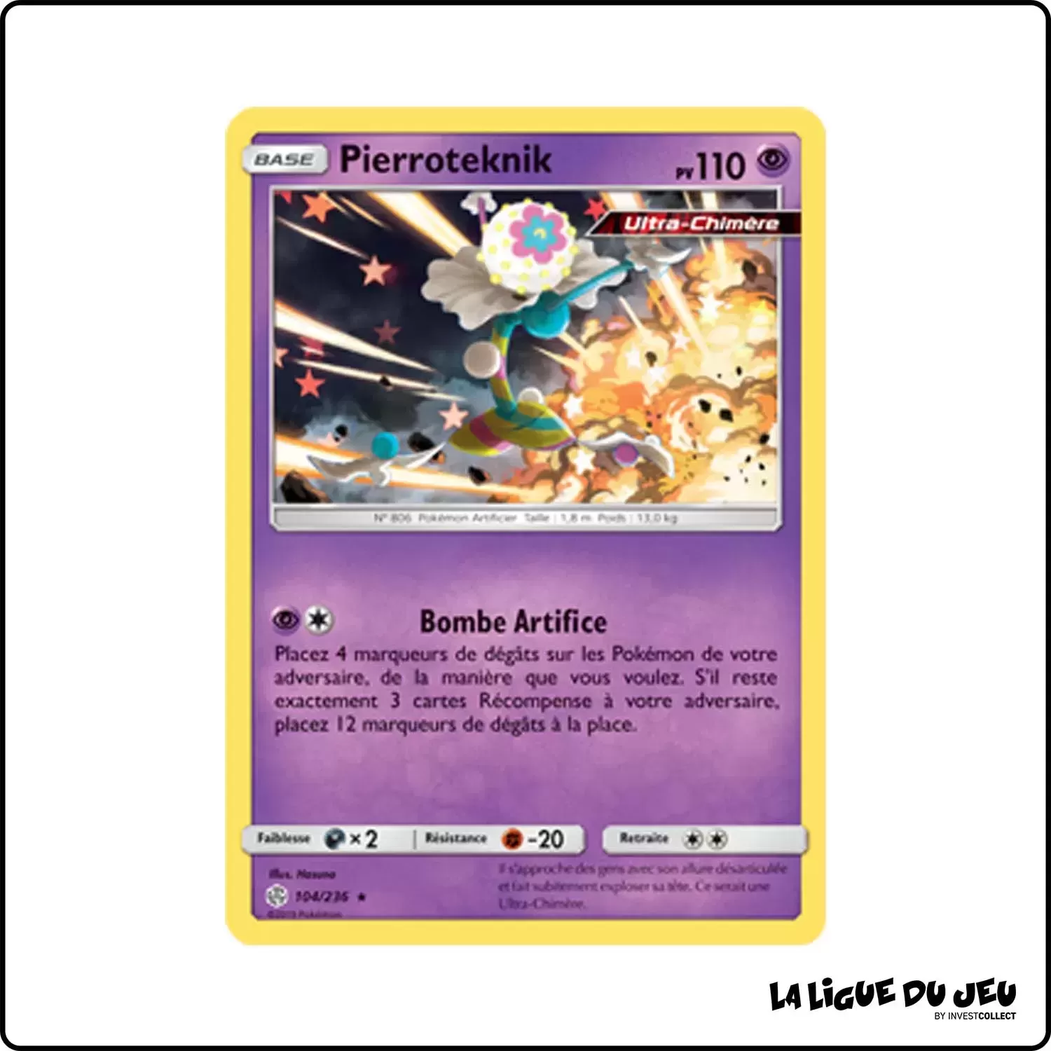 Holo - Pokemon - Éclipse Cosmique - Pierroteknik 104/236