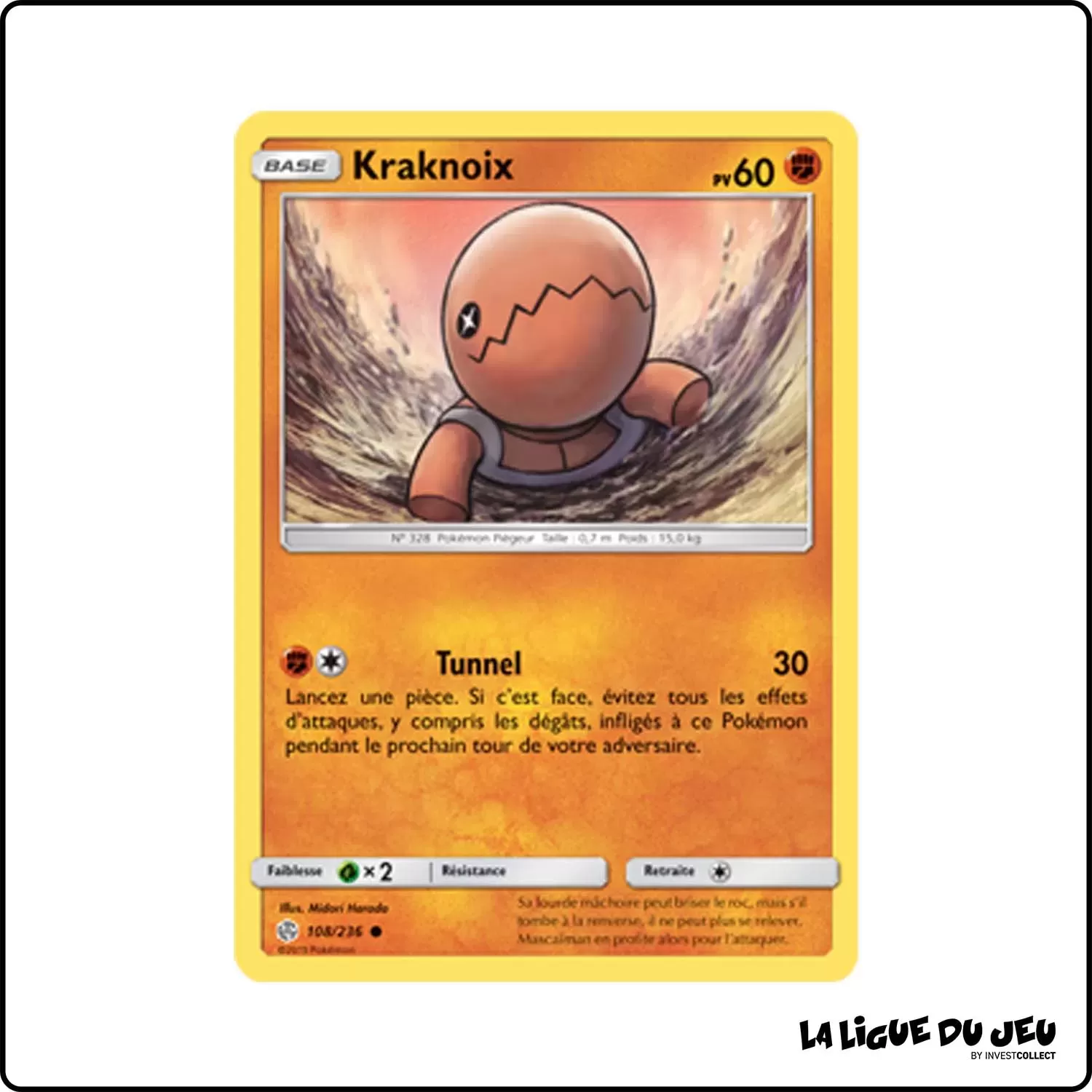 Commune - Pokemon - Éclipse Cosmique - Kraknoix 108/236