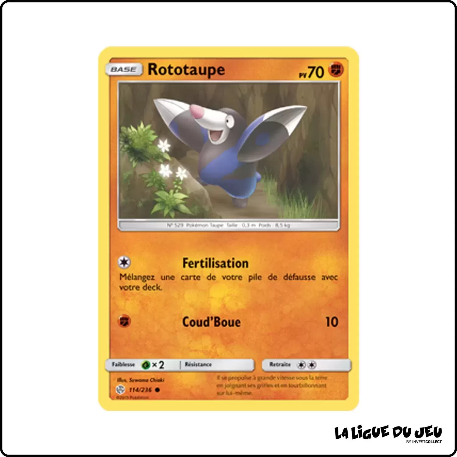 Commune - Pokemon - Éclipse Cosmique - Rototaupe 114/236