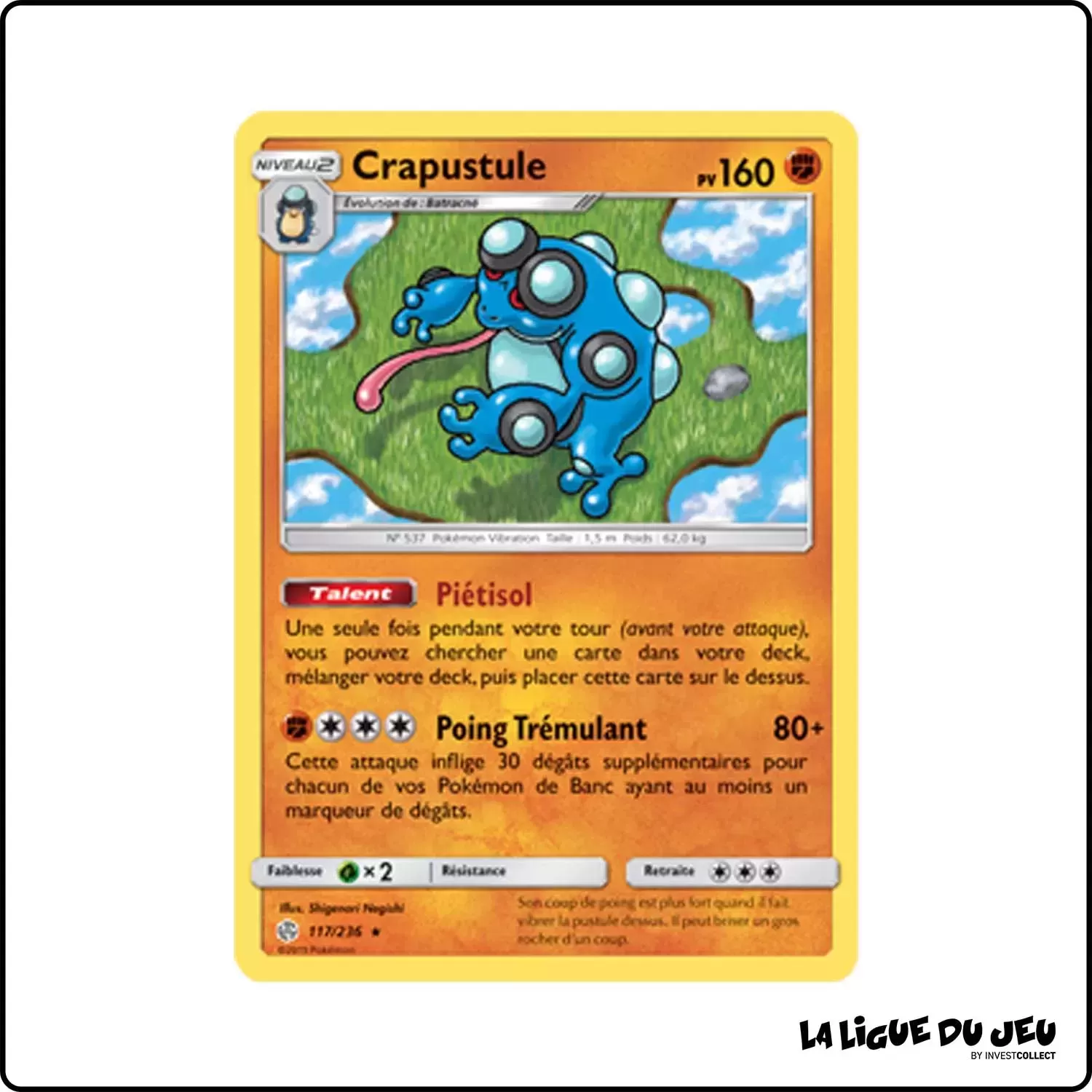 Rare - Pokemon - Éclipse Cosmique - Crapustule 117/236