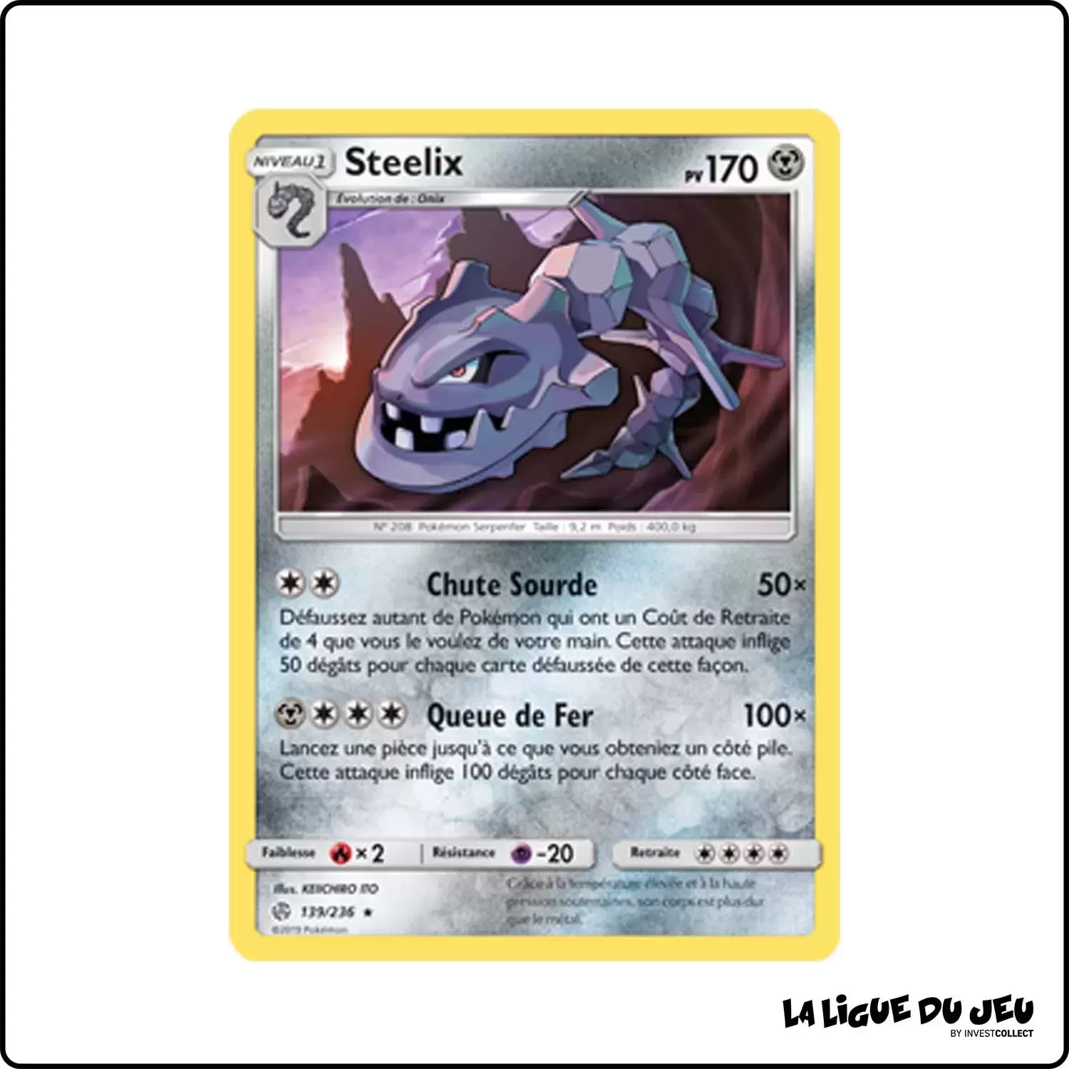 Holo - Pokemon - Éclipse Cosmique - Steelix 139/236