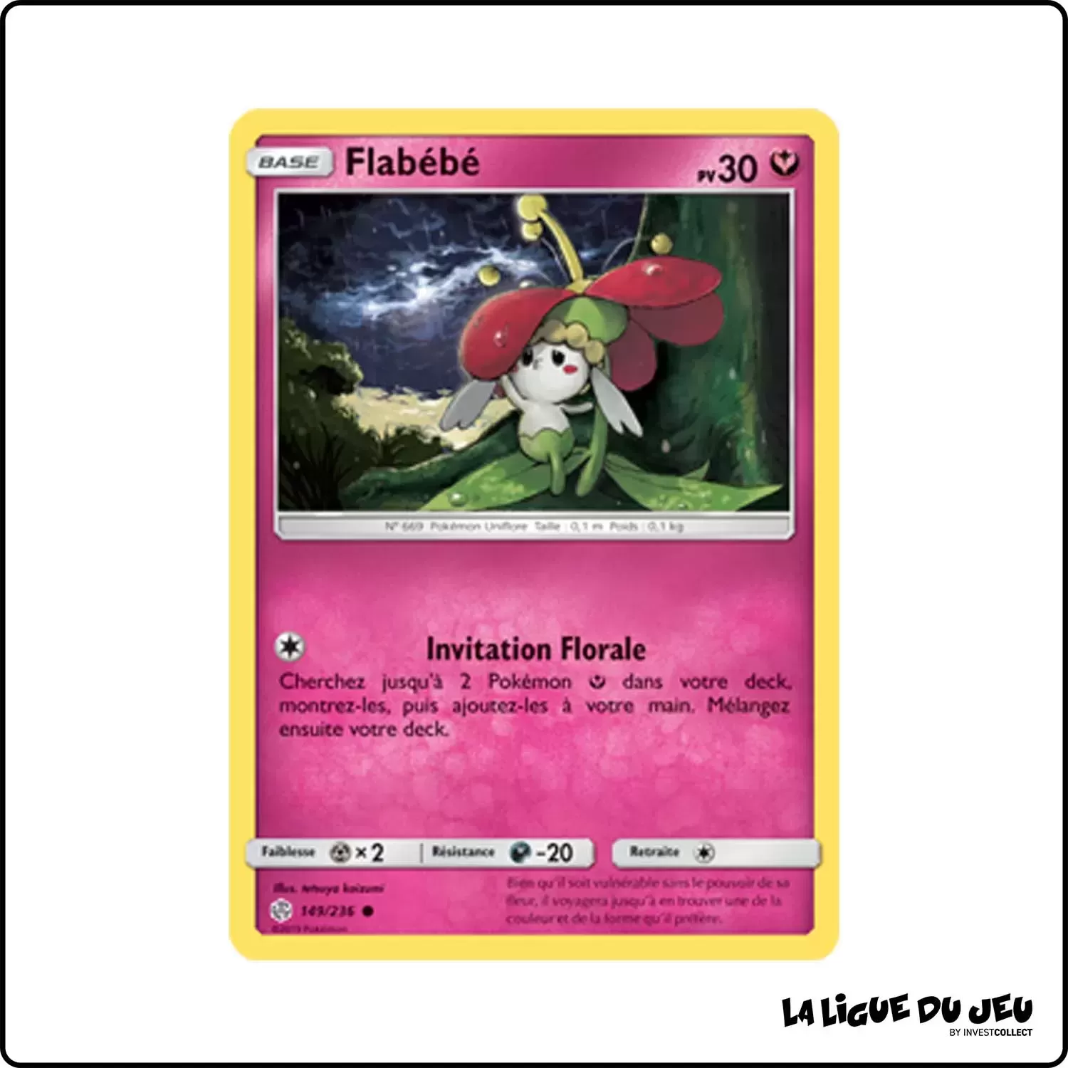 Commune - Pokemon - Éclipse Cosmique - Flabébé 149/236