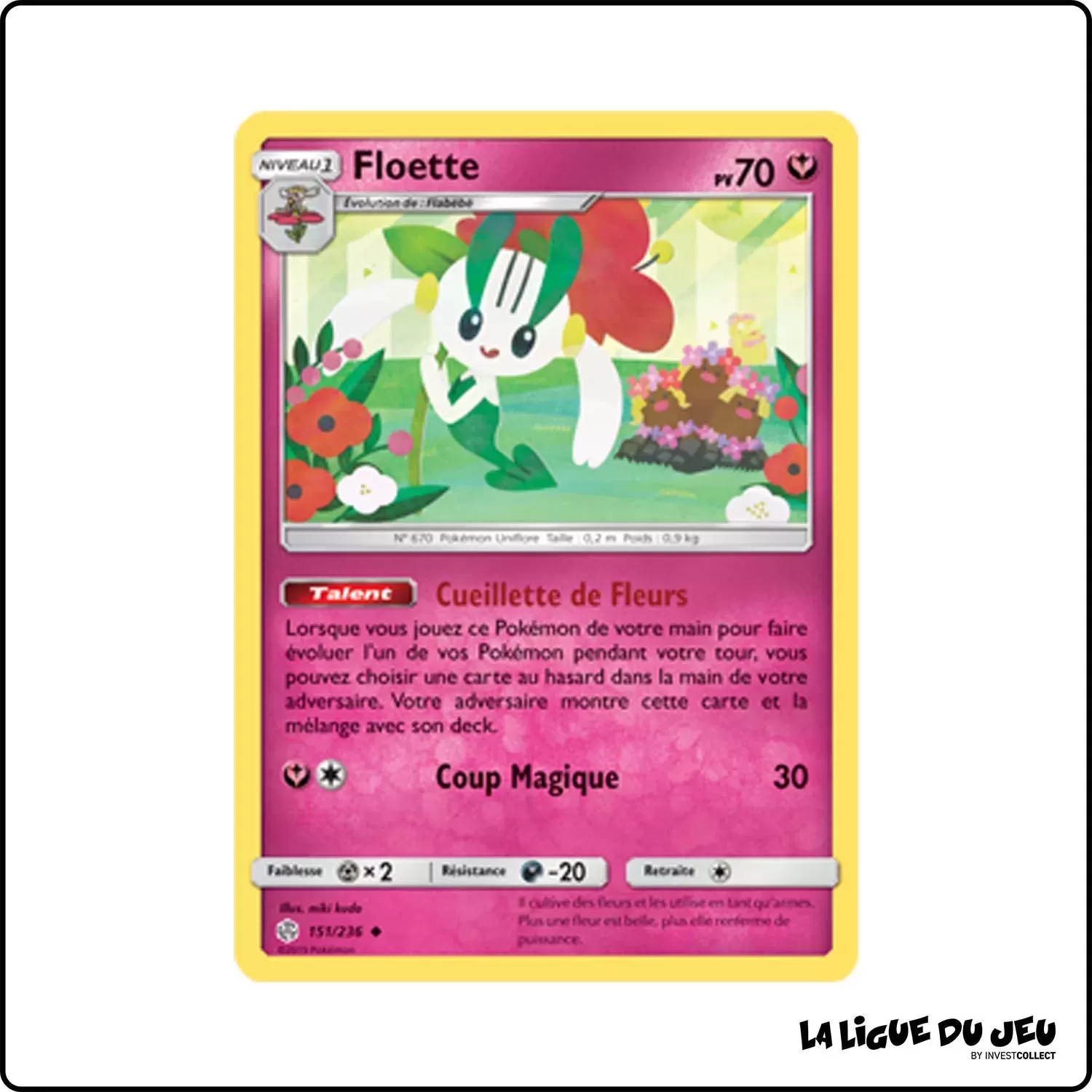 Peu commune - Pokemon - Éclipse Cosmique - Floette 151/236