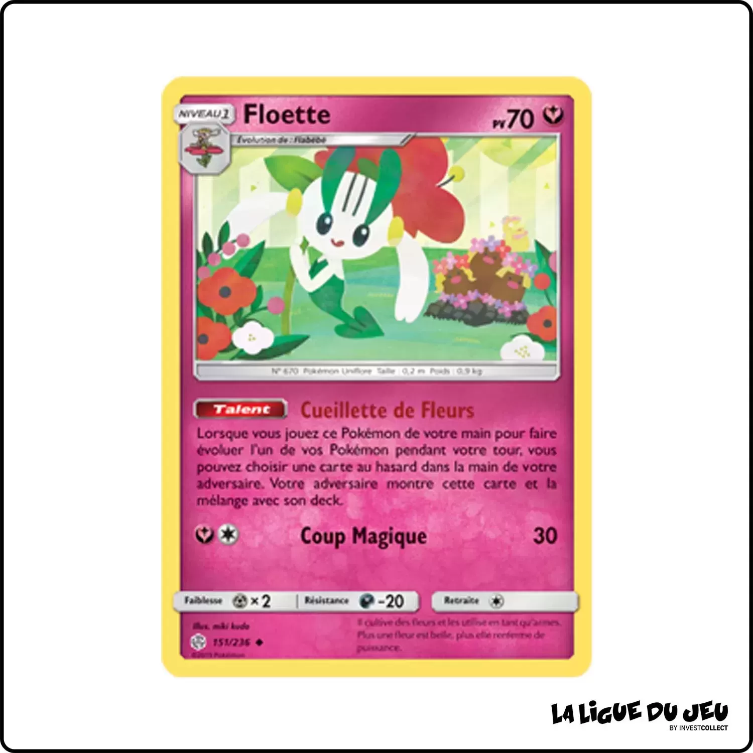 Peu commune - Pokemon - Éclipse Cosmique - Floette 151/236