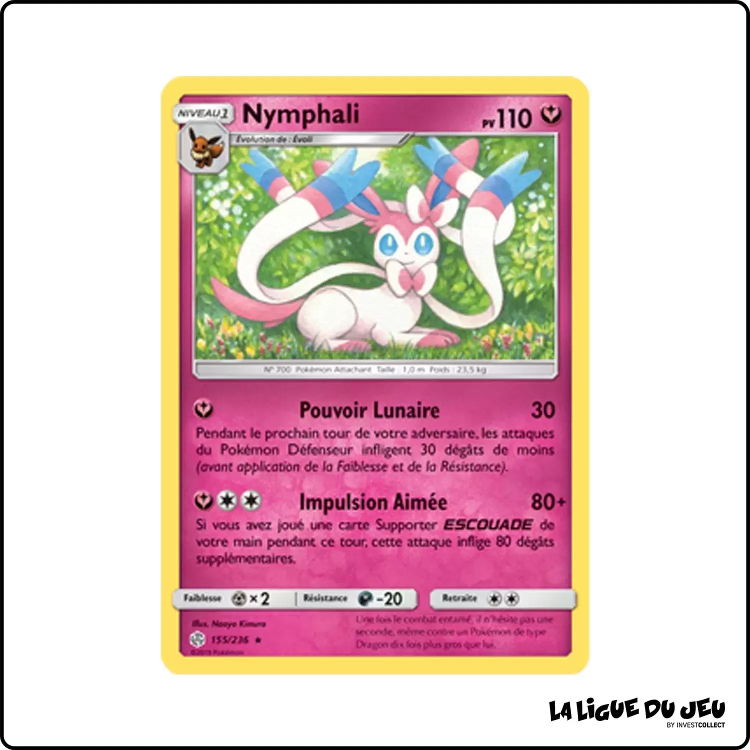 Rare - Pokemon - Éclipse Cosmique - Nymphali 155/236