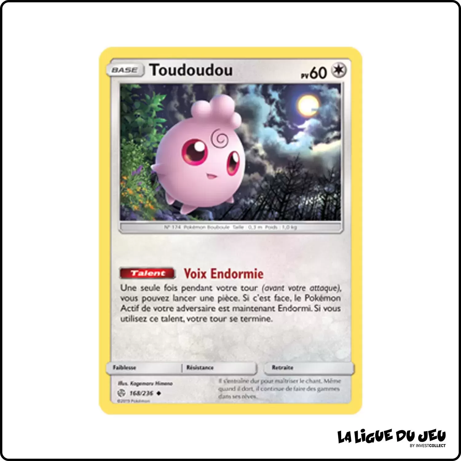 Peu commune - Pokemon - Éclipse Cosmique - Toudoudou 168/236