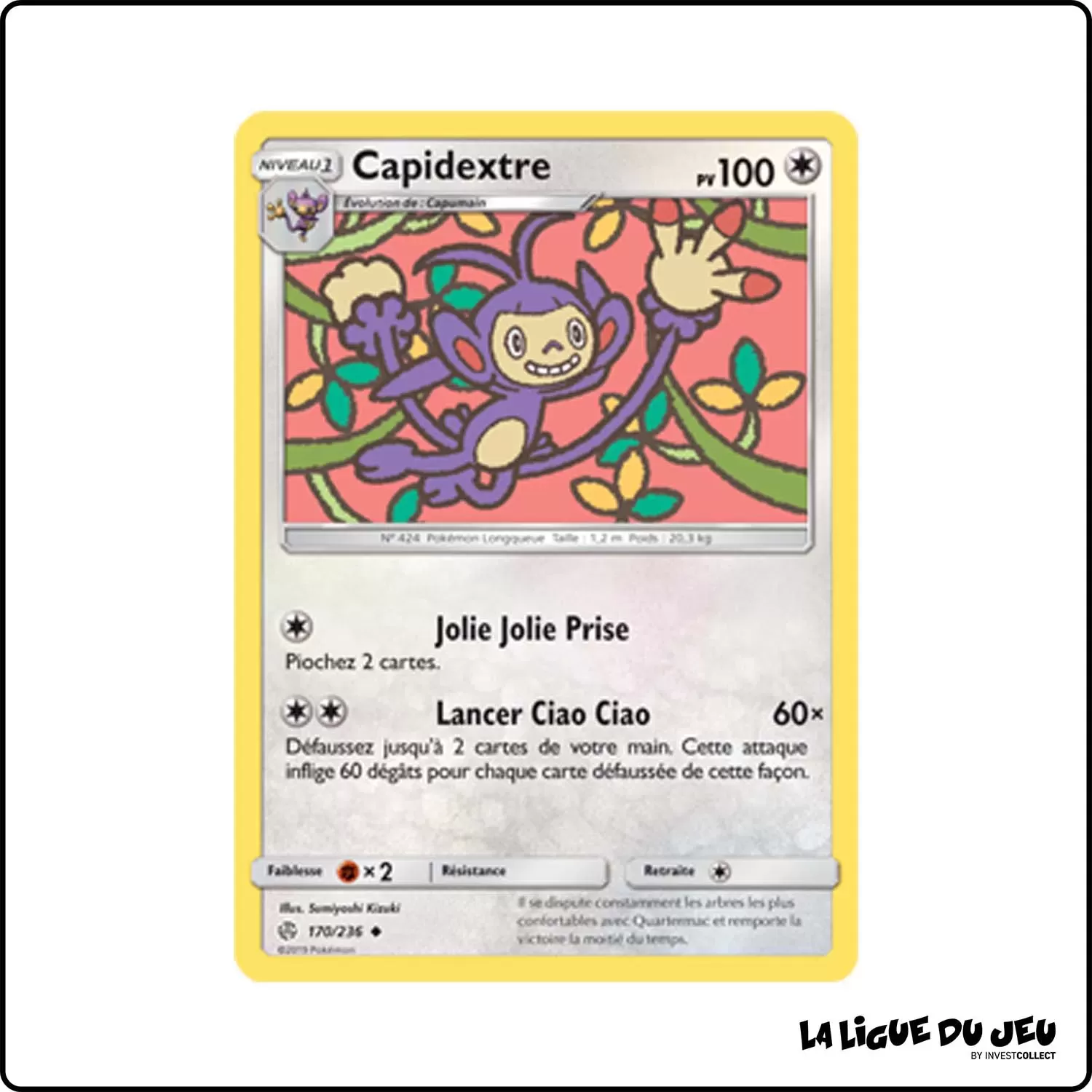 Peu commune - Pokemon - Éclipse Cosmique - Capidextre 170/236