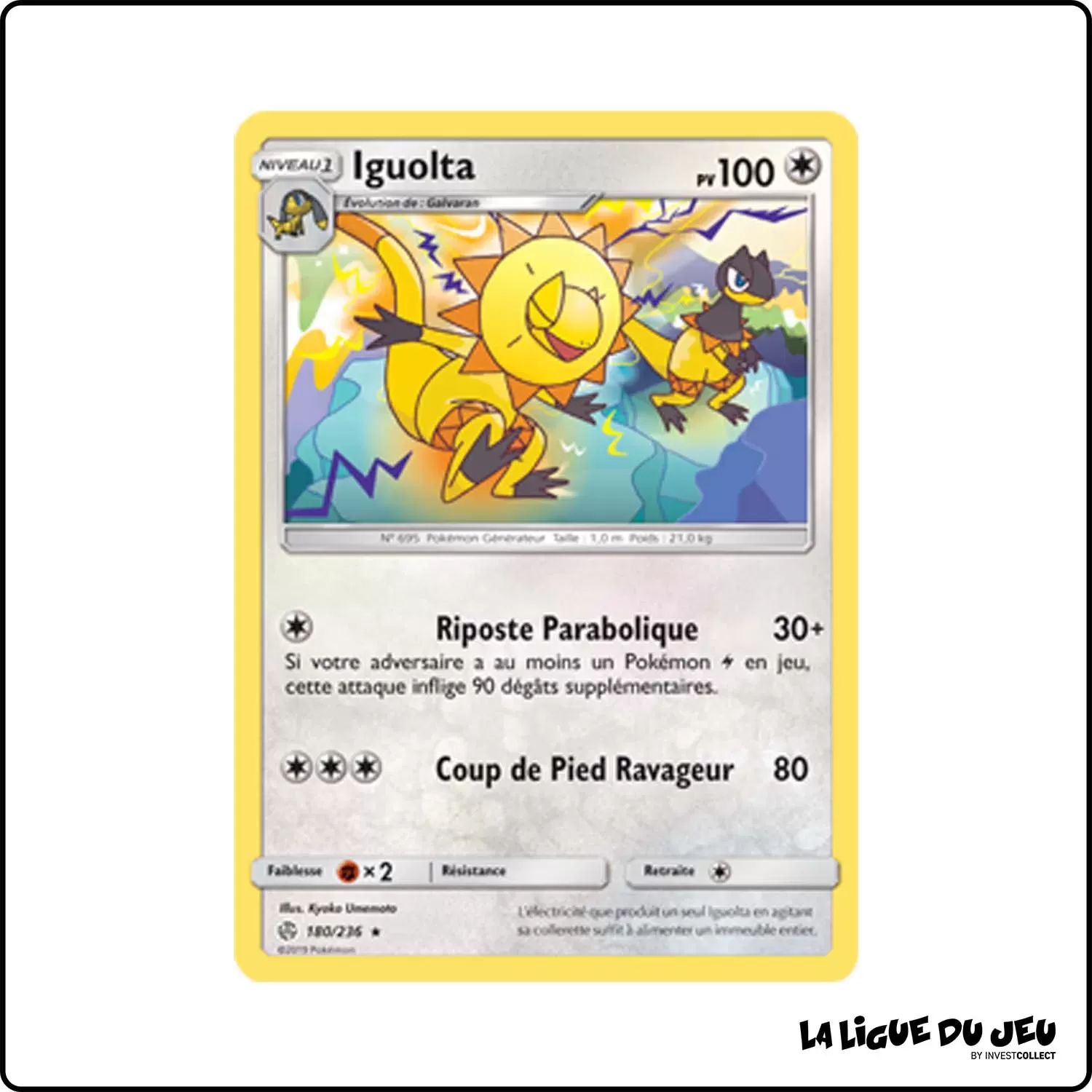 Rare - Pokemon - Éclipse Cosmique - Iguolta 180/236