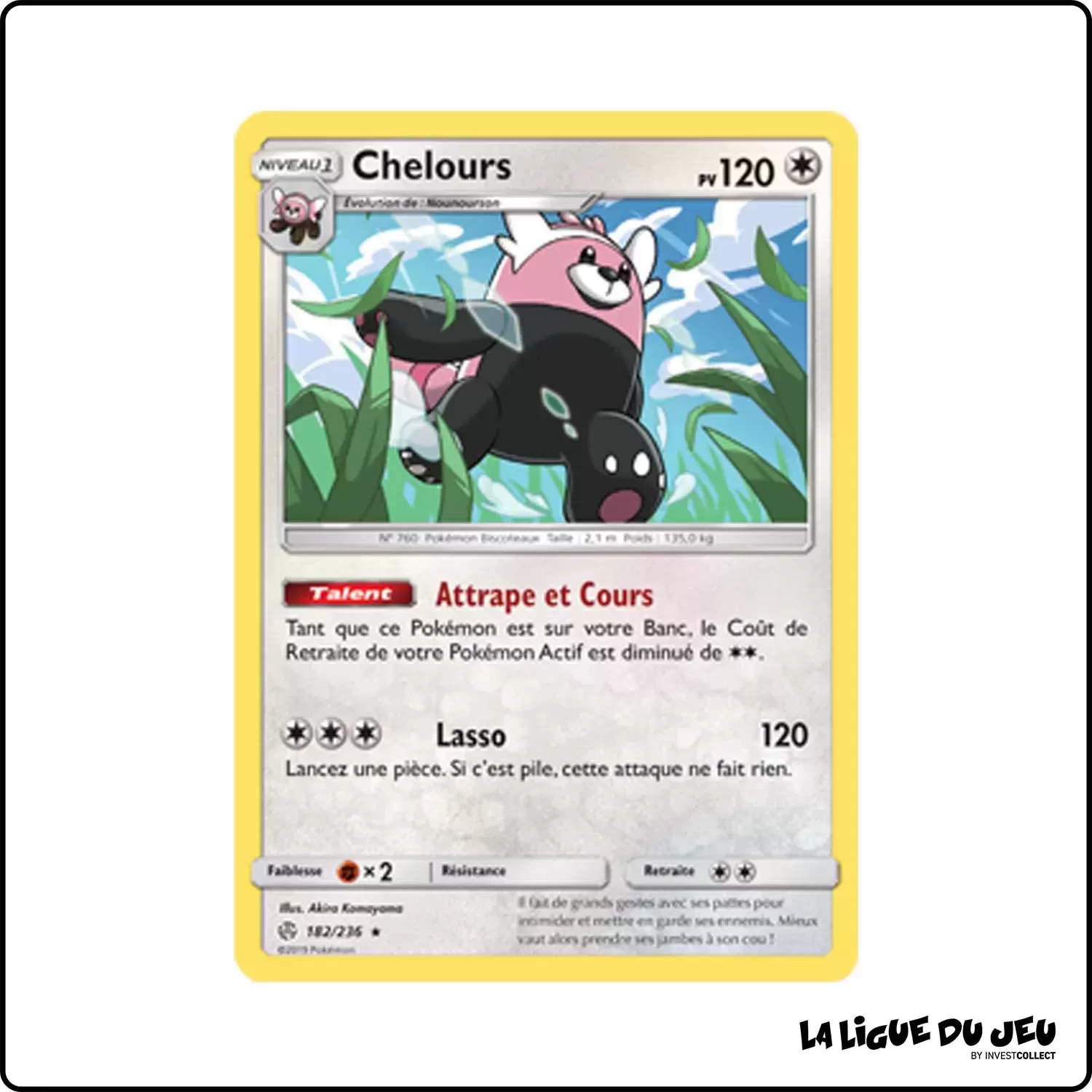 Rare - Pokemon - Éclipse Cosmique - Chelours 182/236