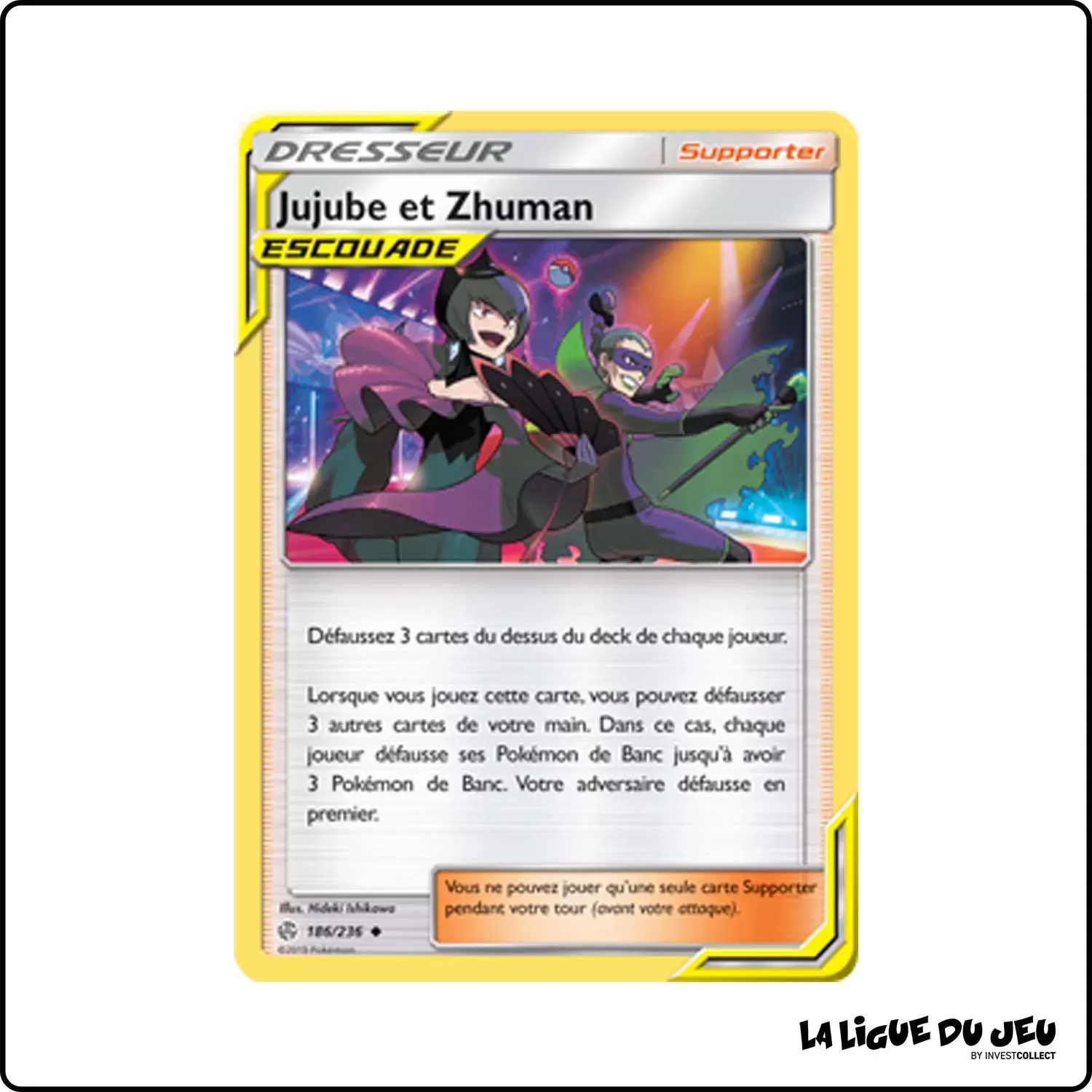 Peu commune - Pokemon - Éclipse Cosmique - Jujube et Zhuman 186/236