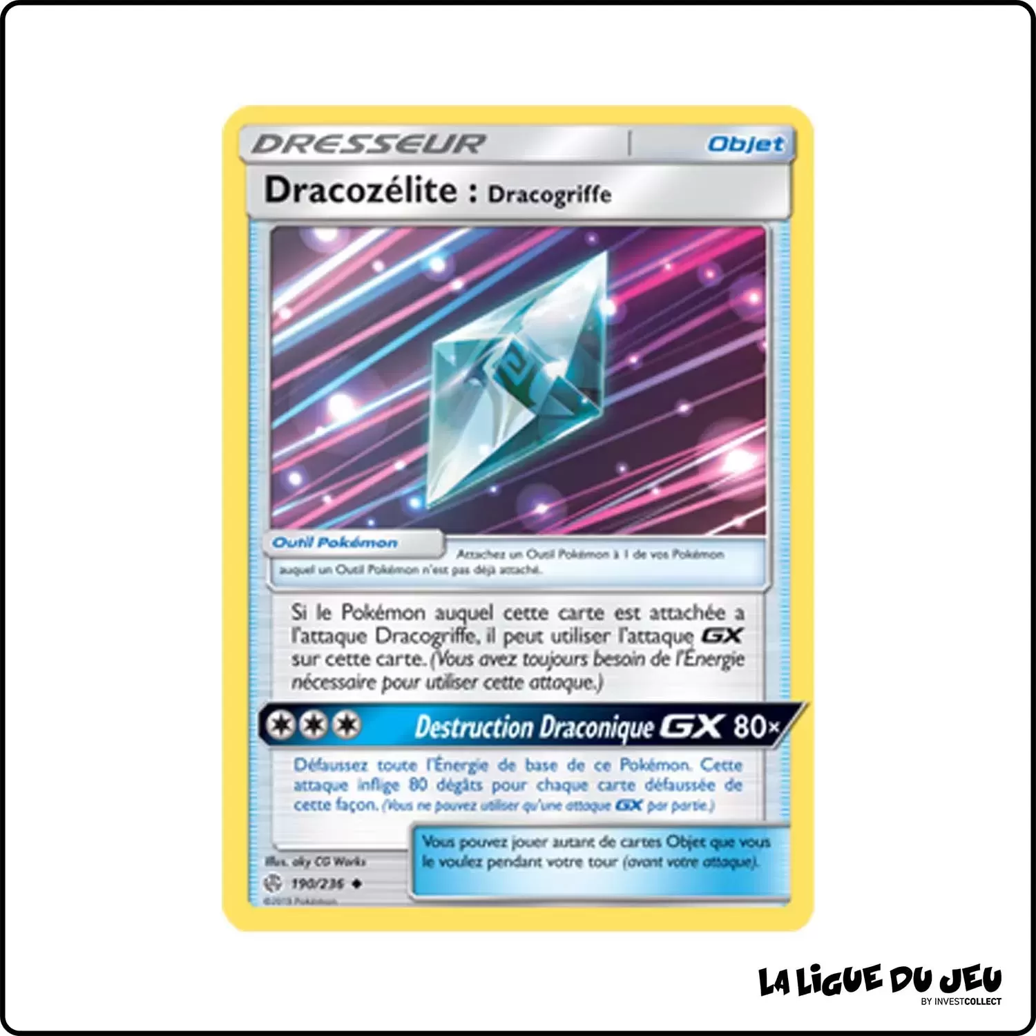 Peu commune - Pokemon - Éclipse Cosmique - Dracozélite : Dracogriffe 190/236