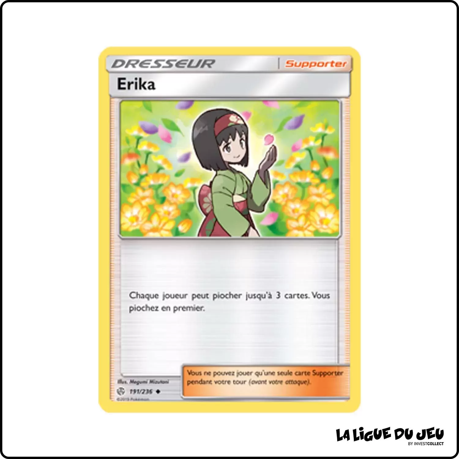 Peu commune - Pokemon - Éclipse Cosmique - Erika 191/236