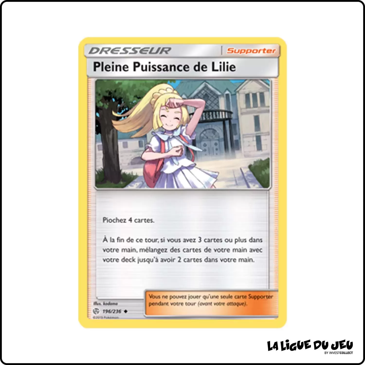 Peu commune - Pokemon - Éclipse Cosmique - Pleine Puissance de Lilie 196/236