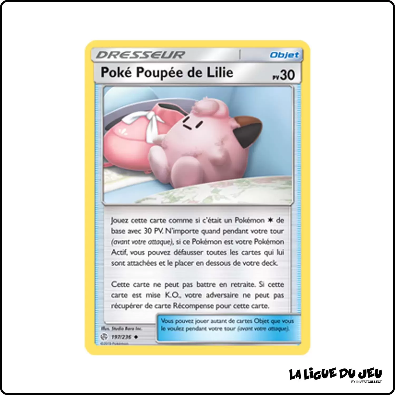 Peu commune - Pokemon - Éclipse Cosmique - Poké Poupée de Lilie 197/236