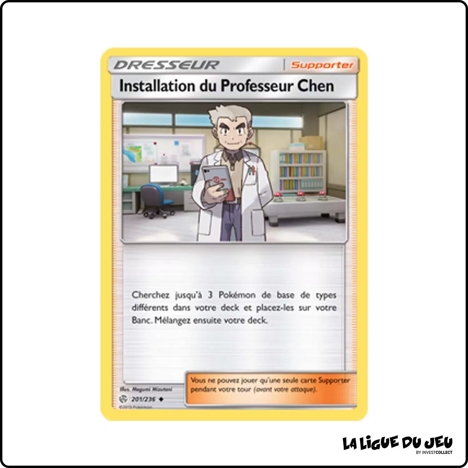 Peu commune - Pokemon - Éclipse Cosmique - Installation du Professeur Chen 201/236