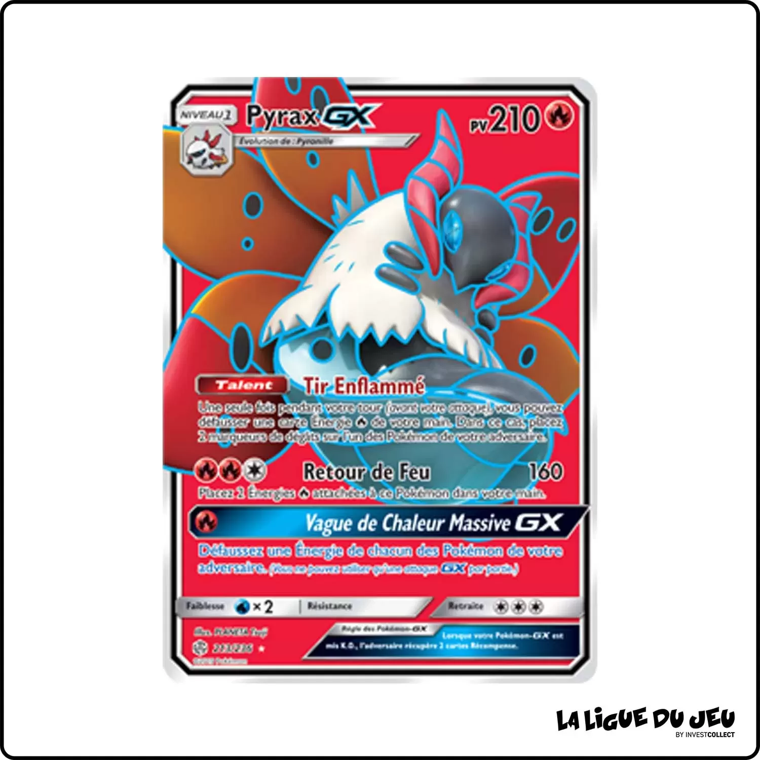 Ultra - Pokemon - Éclipse Cosmique - Pyrax-GX 213/236