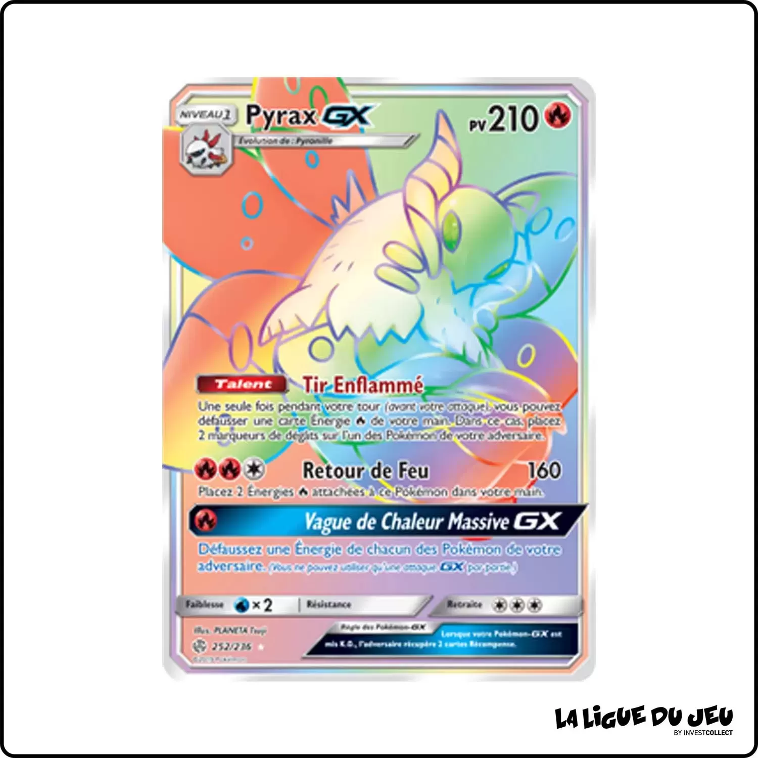 Secrete - Pokemon - Éclipse Cosmique - Pyrax-GX 252/236