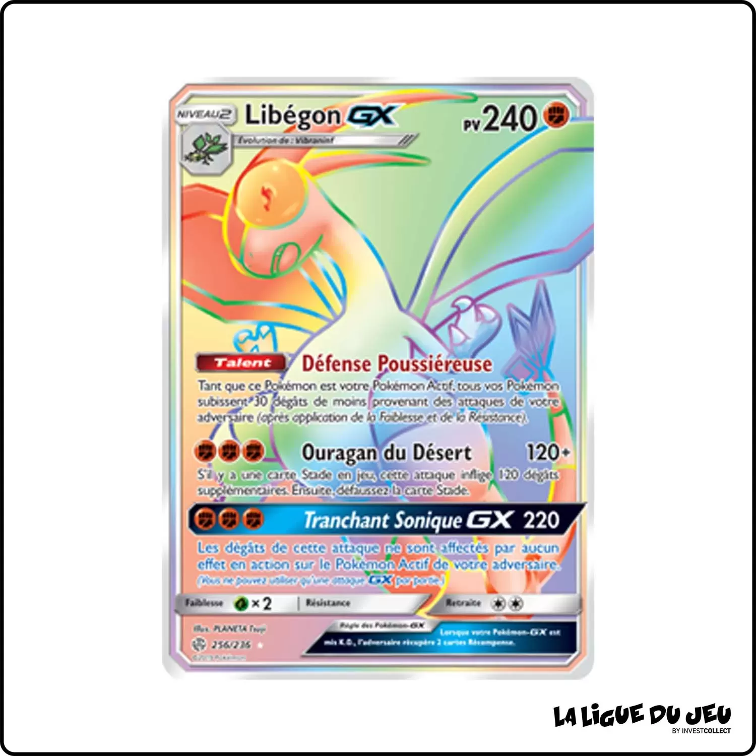 Secrete - Pokemon - Éclipse Cosmique - Libégon-GX 256/236