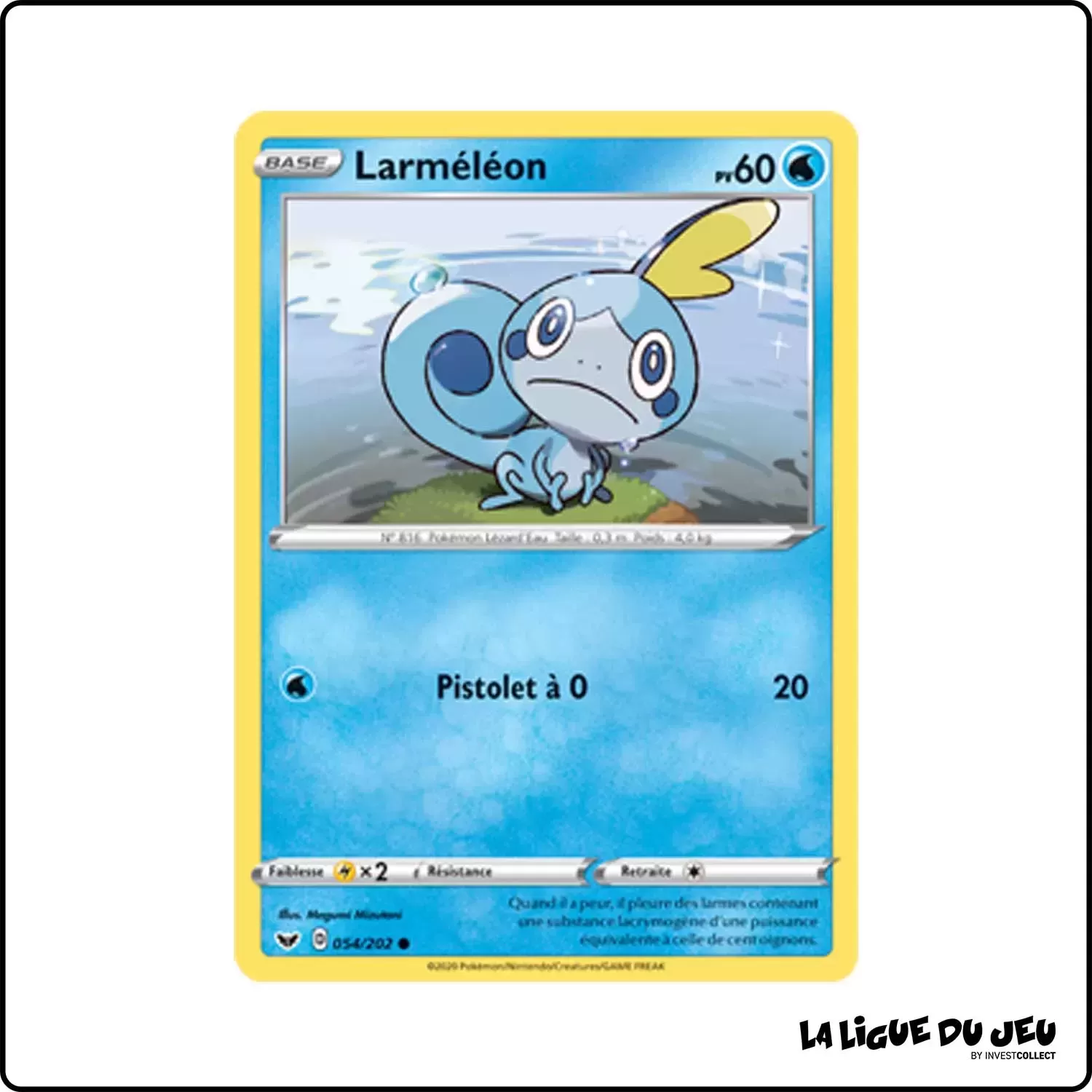 Commune - Pokemon - Épée et Bouclier de Base - Larméléon 54/202 Pokemon Company - 1