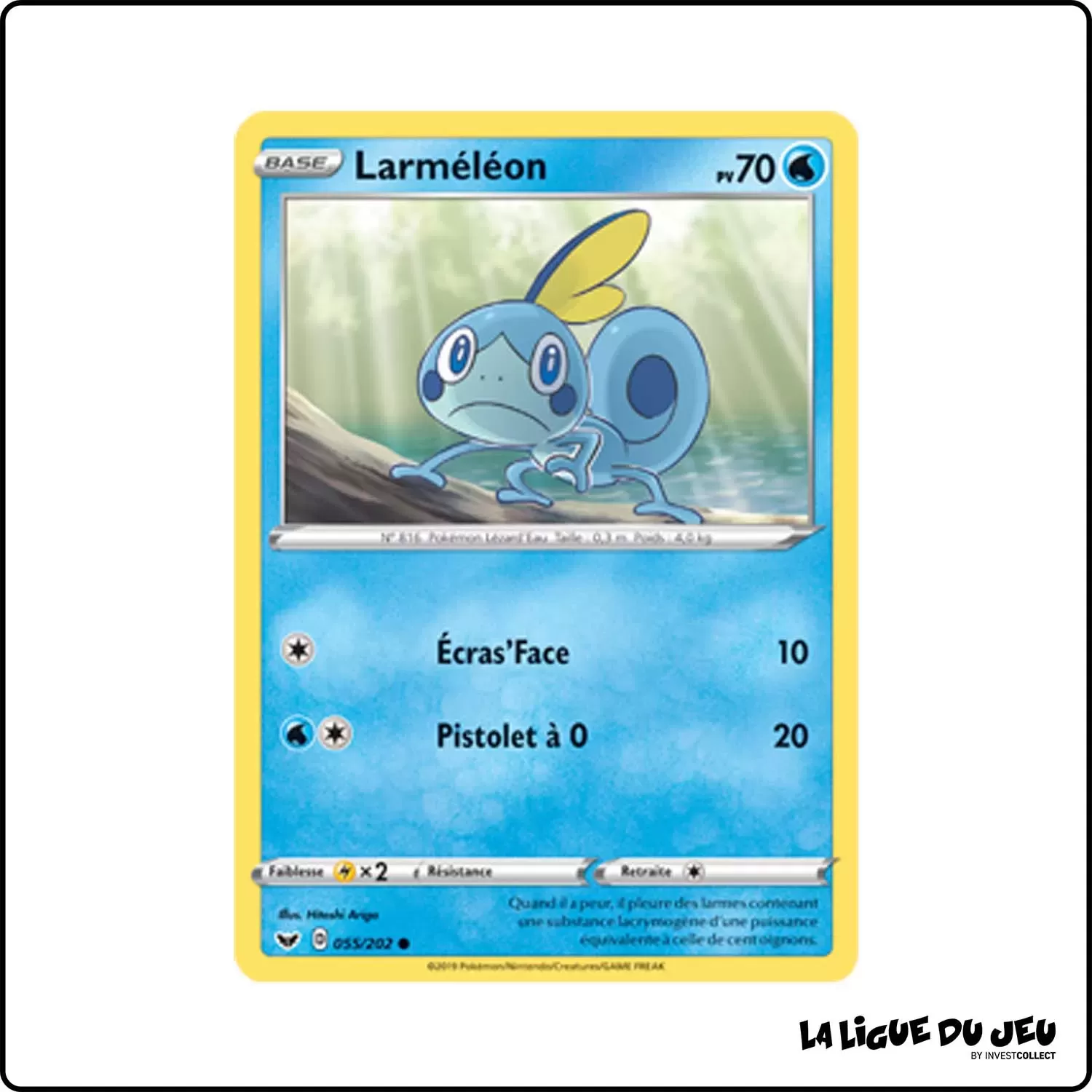 Commune - Pokemon - Épée et Bouclier de Base - Larméléon 55/202 Pokemon Company - 1