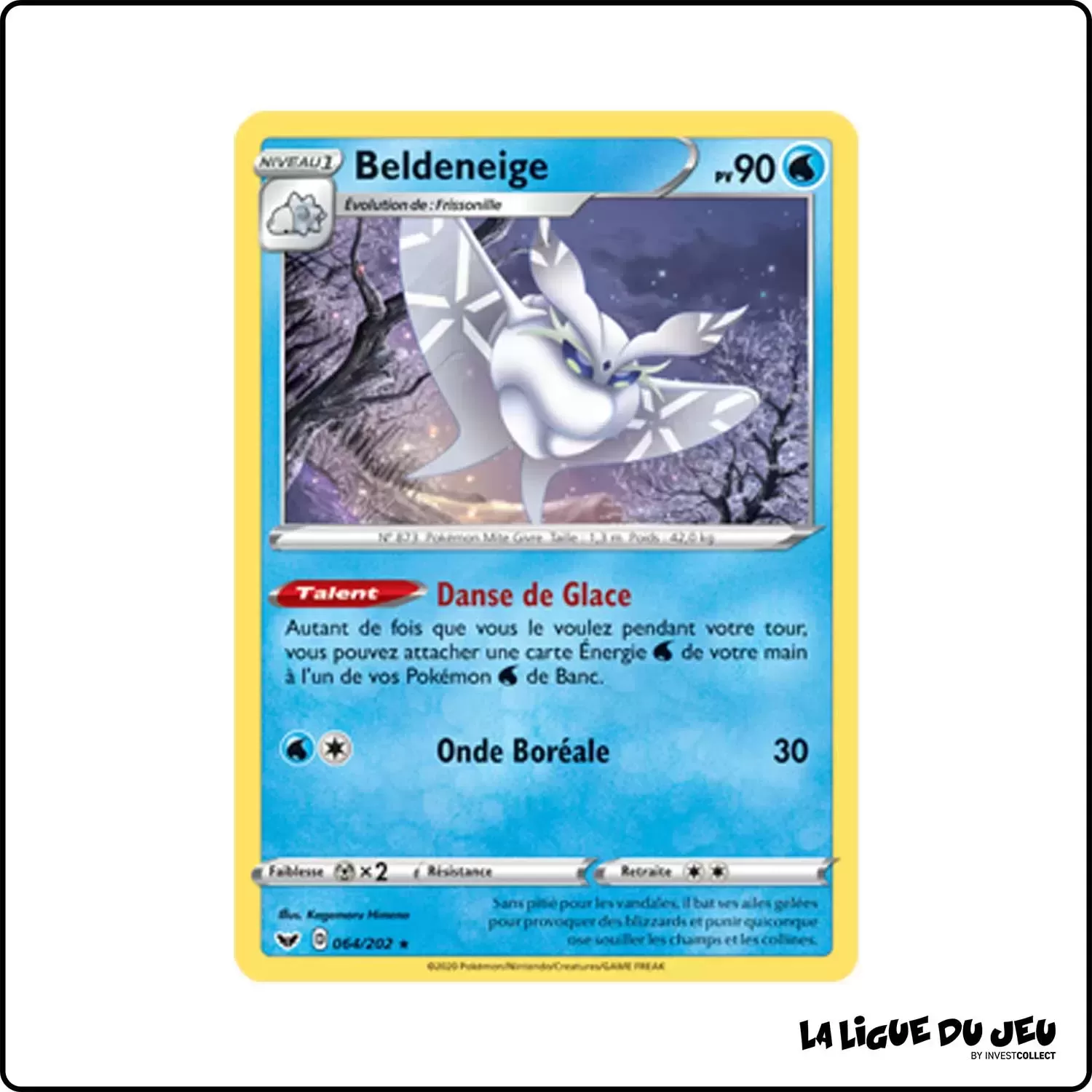 Holo - Pokemon - Épée et Bouclier de Base - Beldeneige 64/202 Pokemon Company - 1