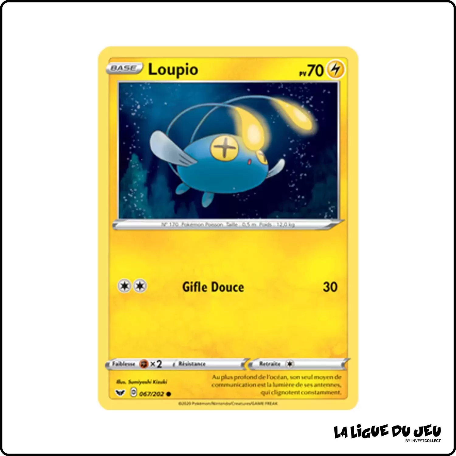 Commune - Pokemon - Épée et Bouclier de Base - Loupio 67/202 Pokemon Company - 1