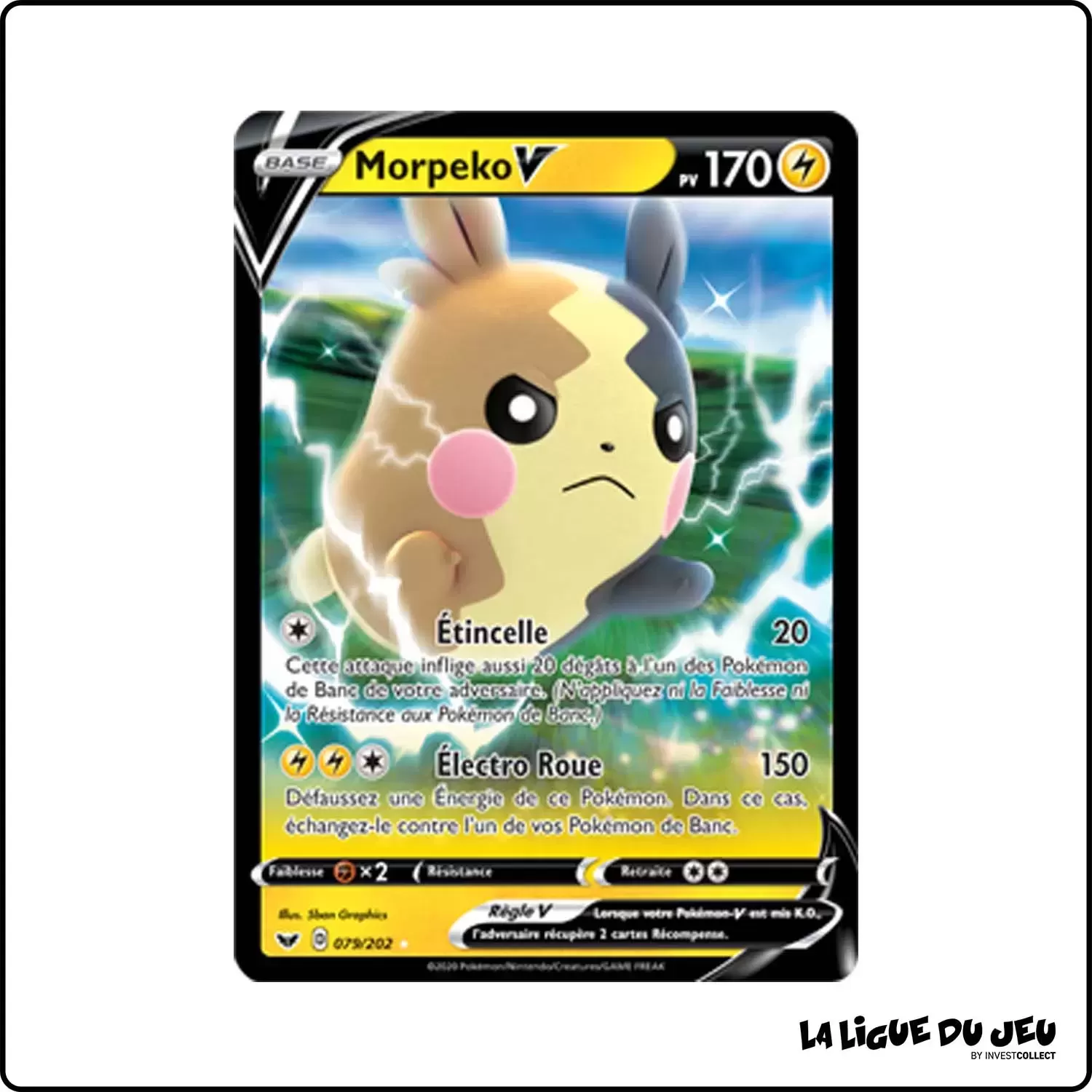 Ultra - Pokemon - Épée et Bouclier de Base - Morpeko-V 79/202 Pokemon Company - 1