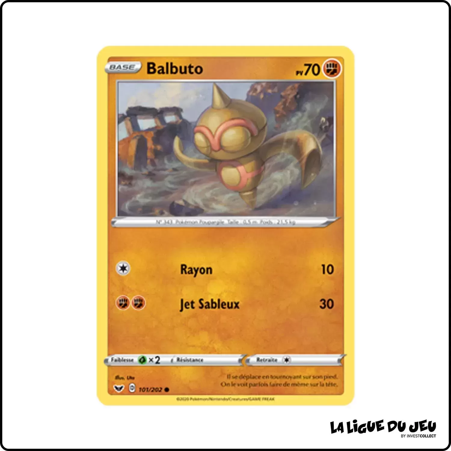 Commune - Pokemon - Épée et Bouclier de Base - Balbuto 101/202 Pokemon Company - 1