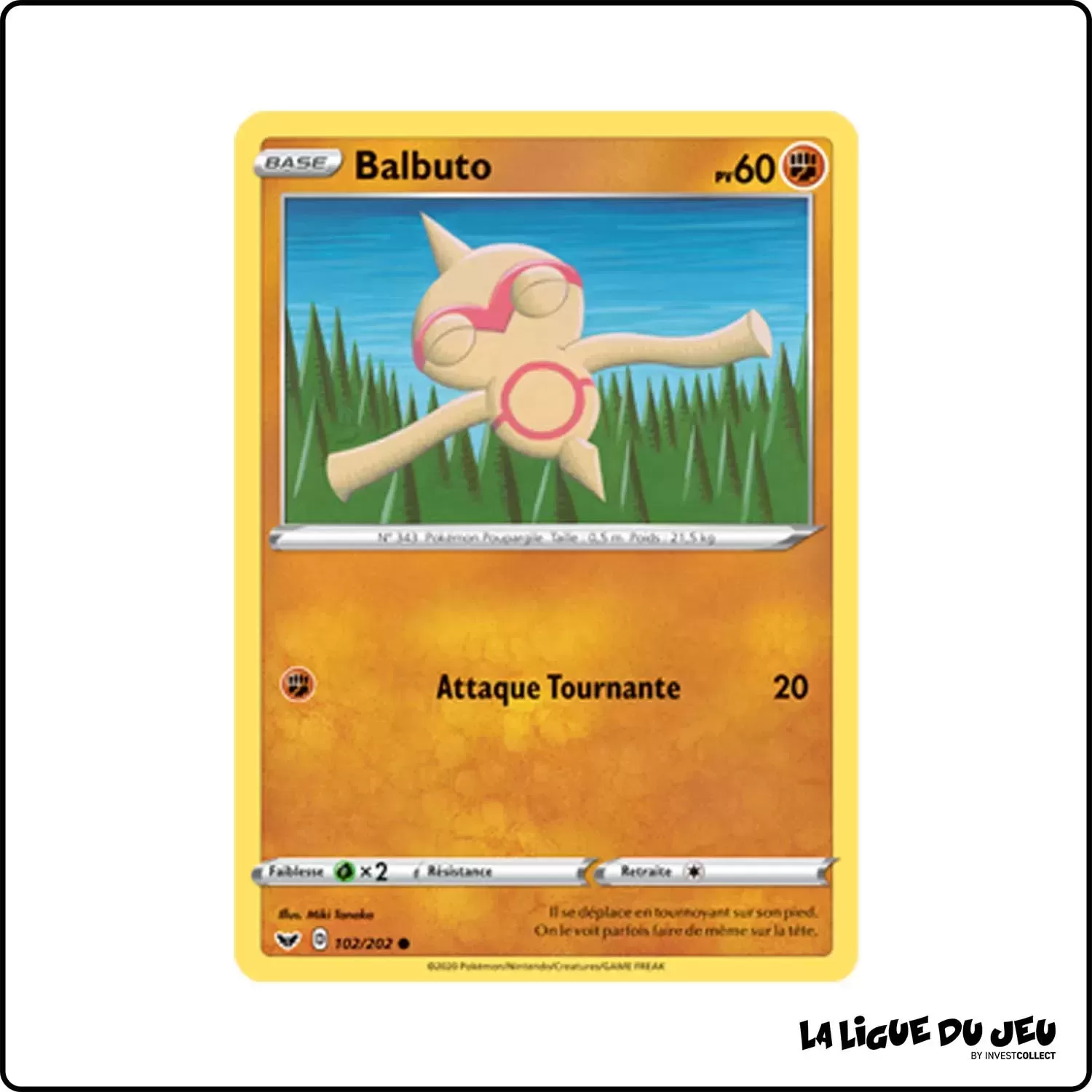 Commune - Pokemon - Épée et Bouclier de Base - Balbuto 102/202 Pokemon Company - 1