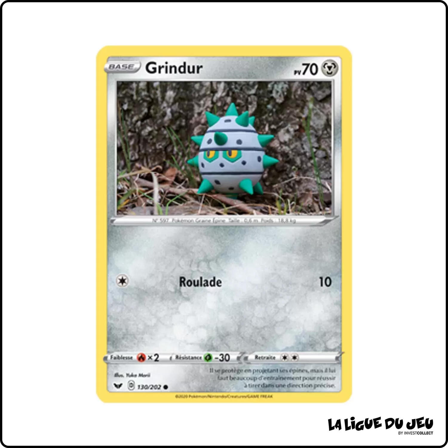 Commune - Pokemon - Épée et Bouclier de Base - Grindur 130/202