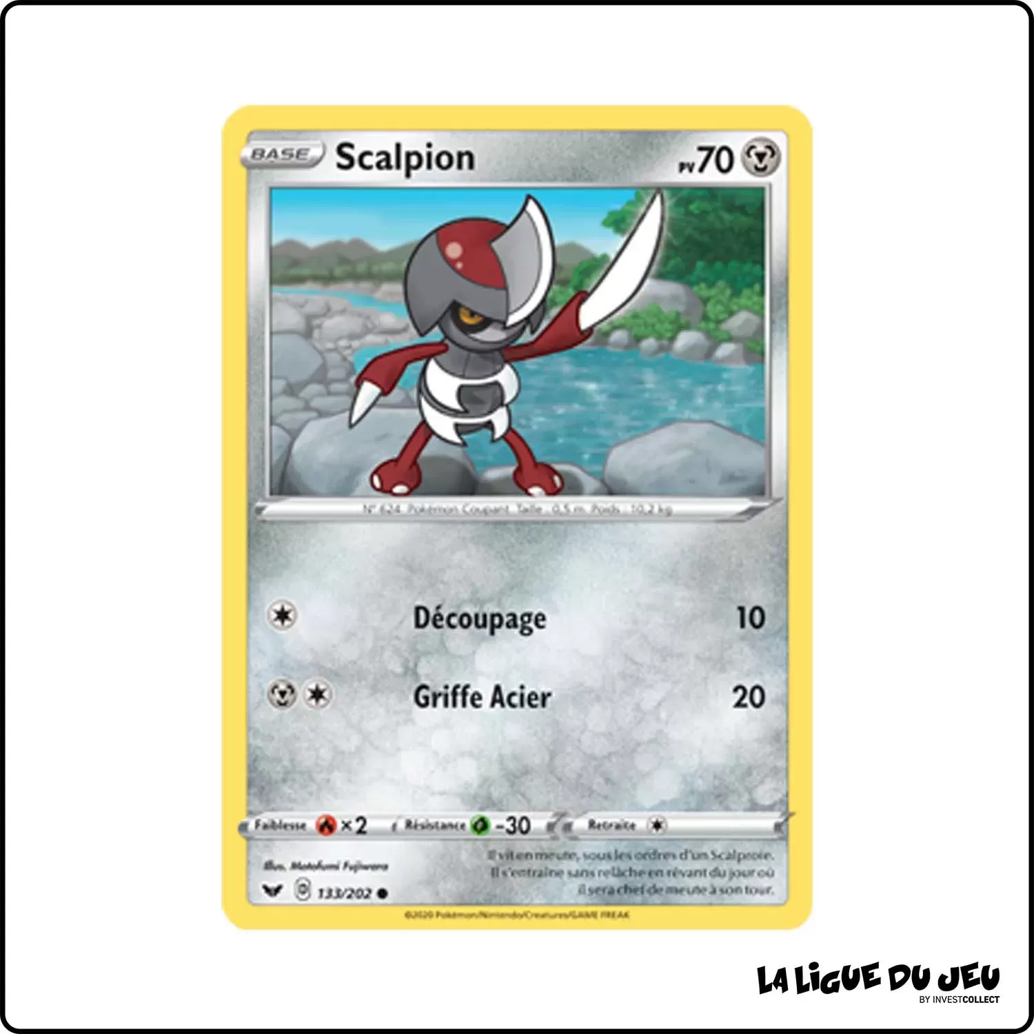 Commune - Pokemon - Épée et Bouclier de Base - Scalpion 133/202