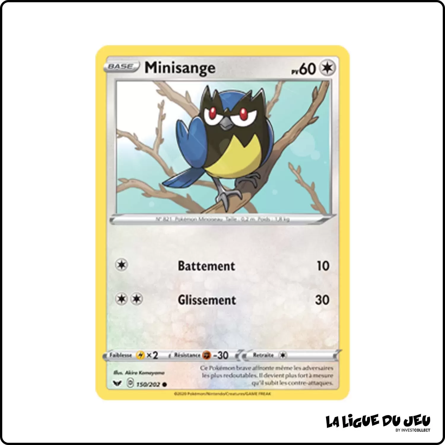 Commune - Pokemon - Épée et Bouclier de Base - Minisange 150/202