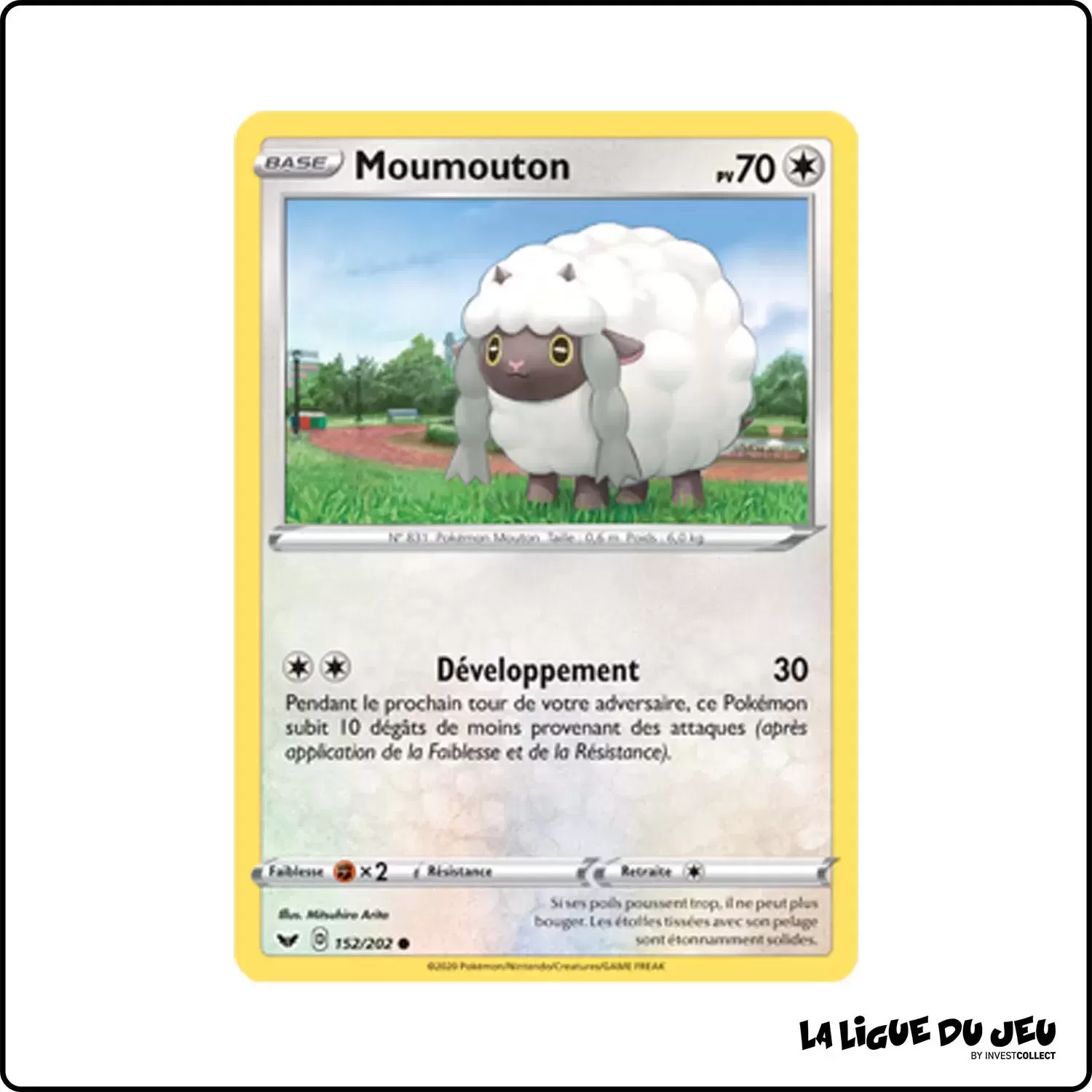 Commune - Pokemon - Épée et Bouclier de Base - Moumouton 152/202