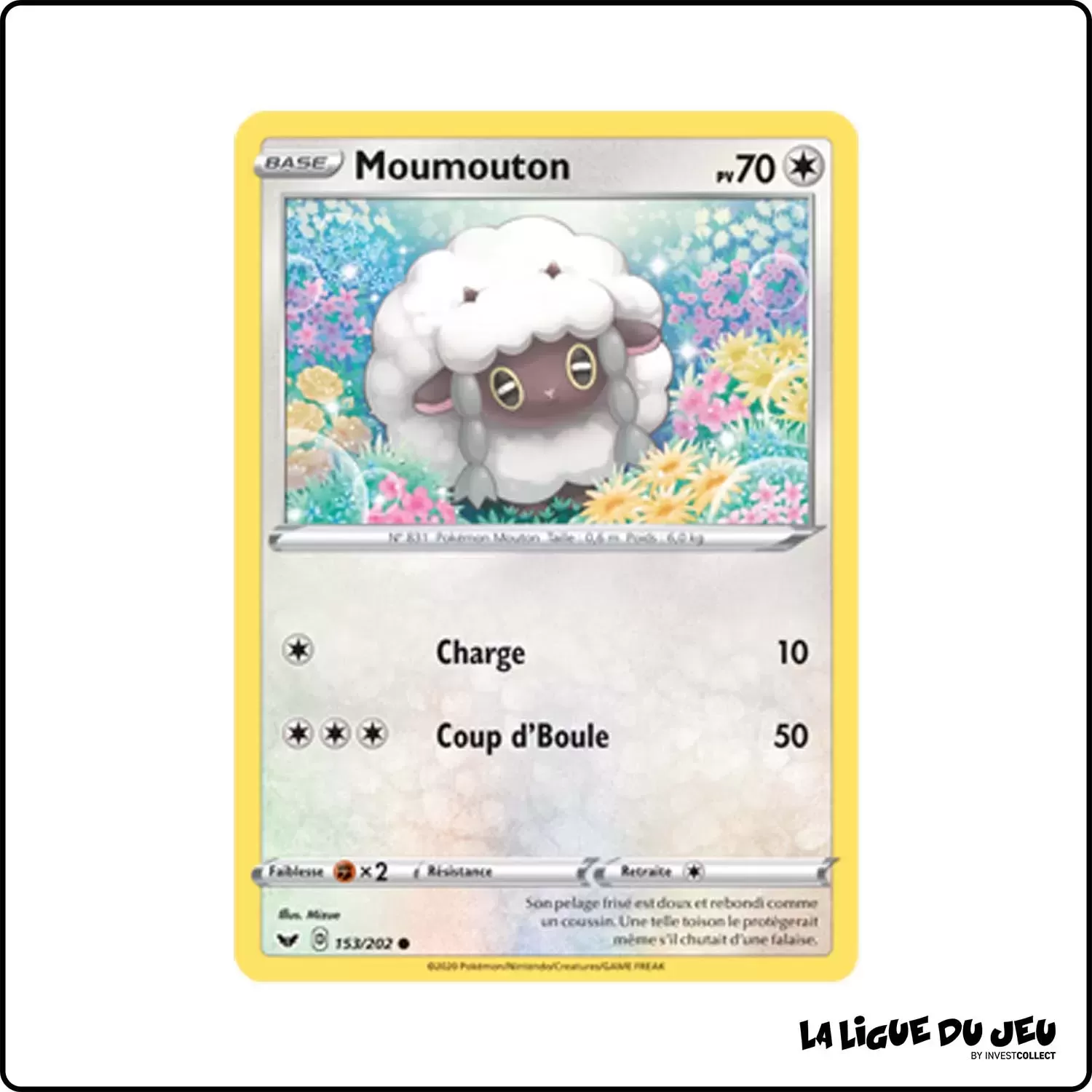 Commune - Pokemon - Épée et Bouclier de Base - Moumouton 153/202