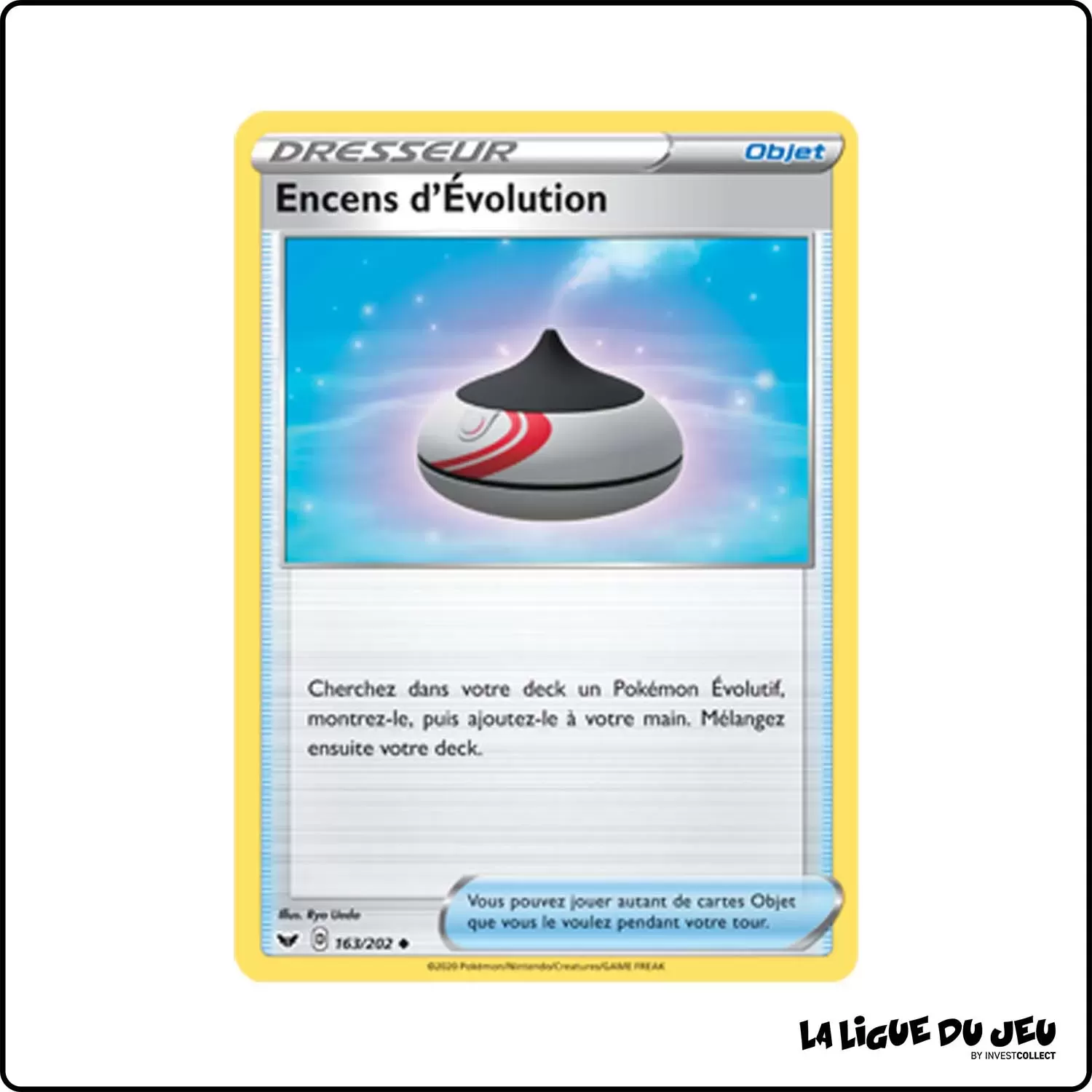 Peu commune - Pokemon - Épée et Bouclier de Base - Encens d'Évolution 163/202