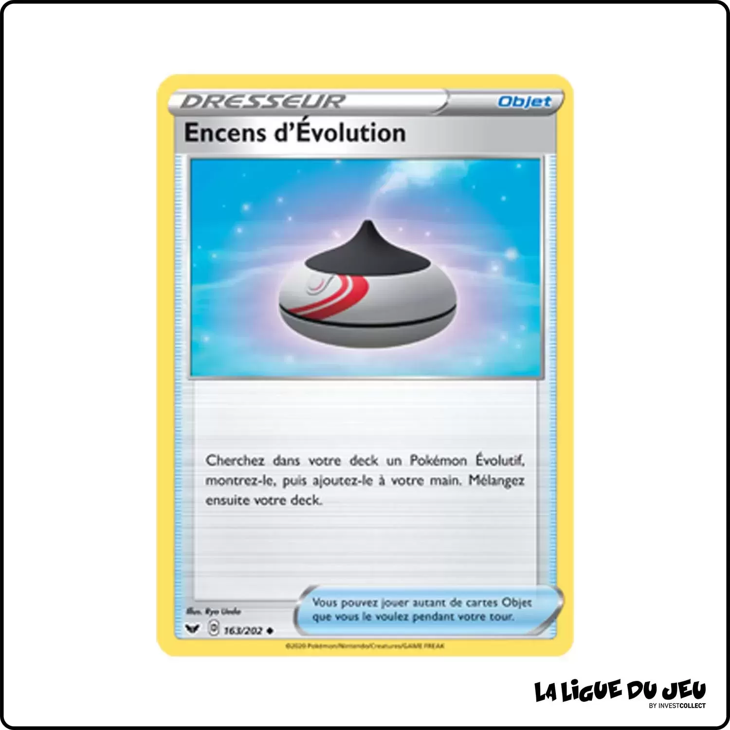 Peu commune - Pokemon - Épée et Bouclier de Base - Encens d'Évolution 163/202