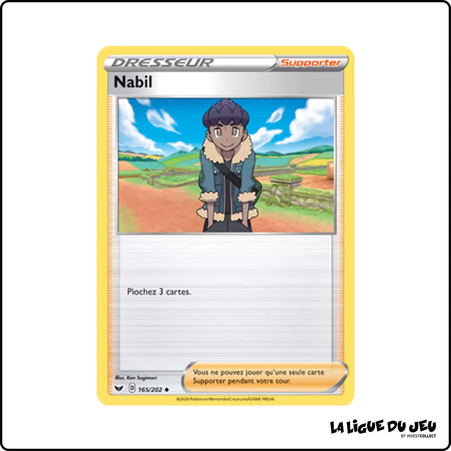 Peu commune - Pokemon - Épée et Bouclier de Base - Nabil 165/202