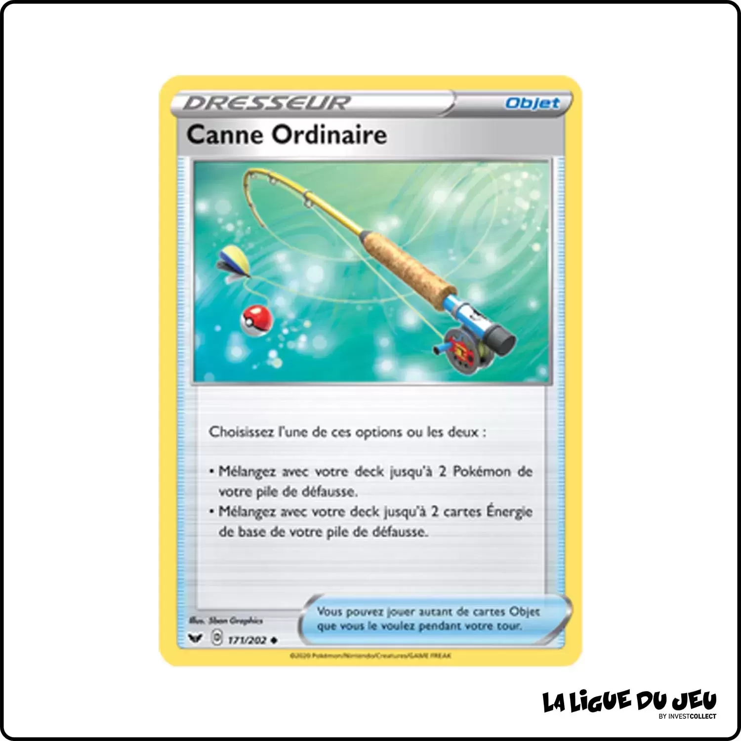 Peu commune - Pokemon - Épée et Bouclier de Base - Canne Ordinaire 171/202