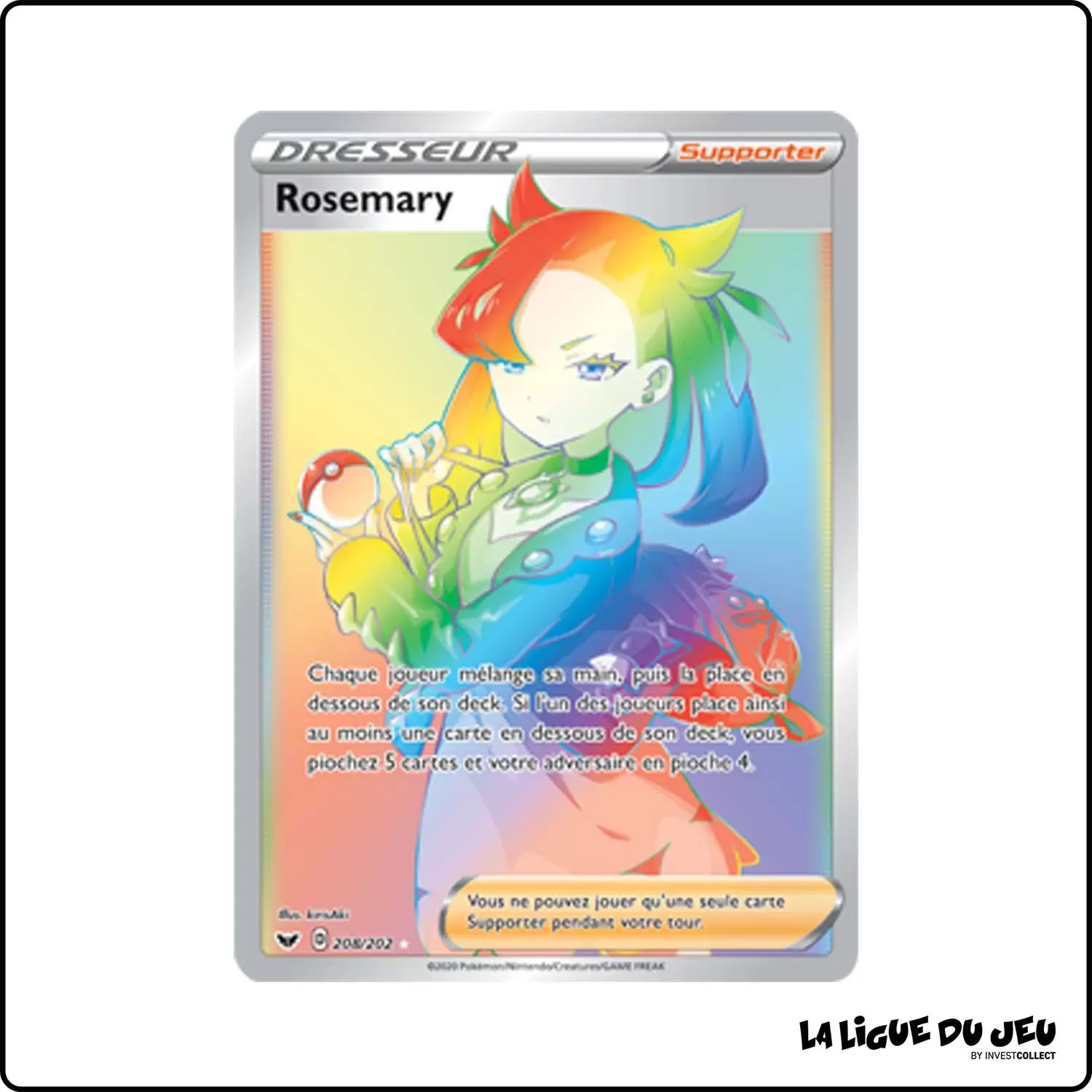 Secrete - Pokemon - Épée et Bouclier de Base - Rosemary 208/202