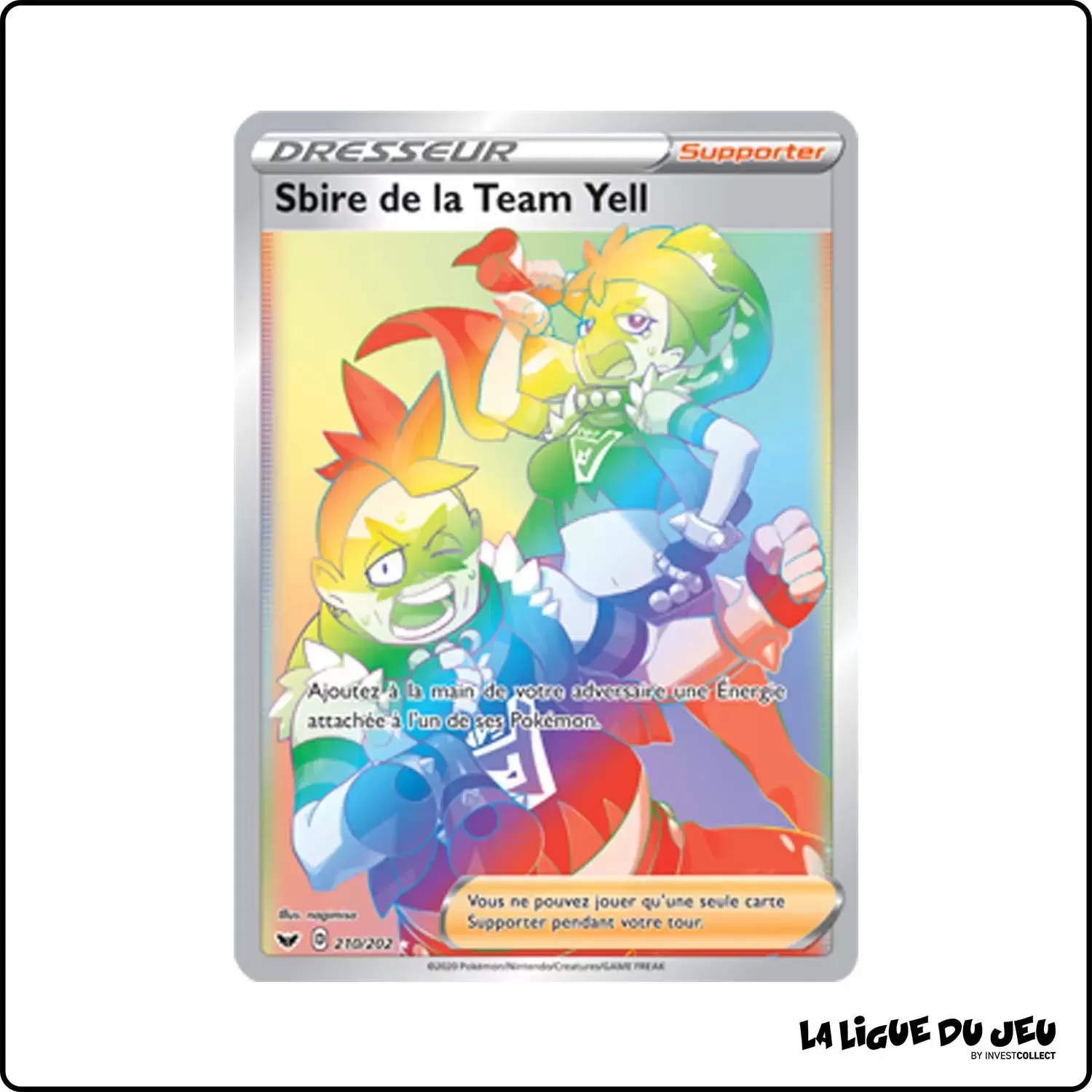 Secrete - Pokemon - Épée et Bouclier de Base - Sbire de la Team Yell 210/202