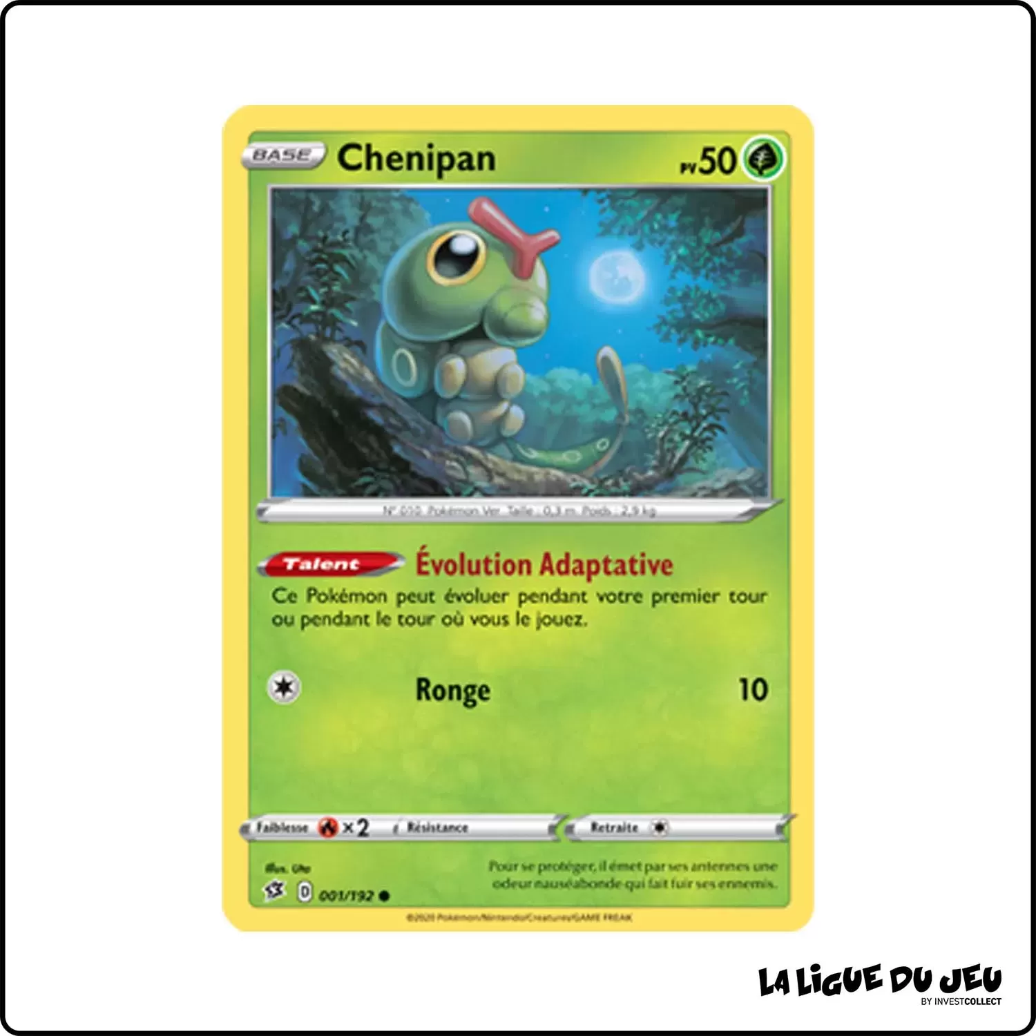 Commune - Pokemon - Clash des Rebelles - Chenipan 1/192