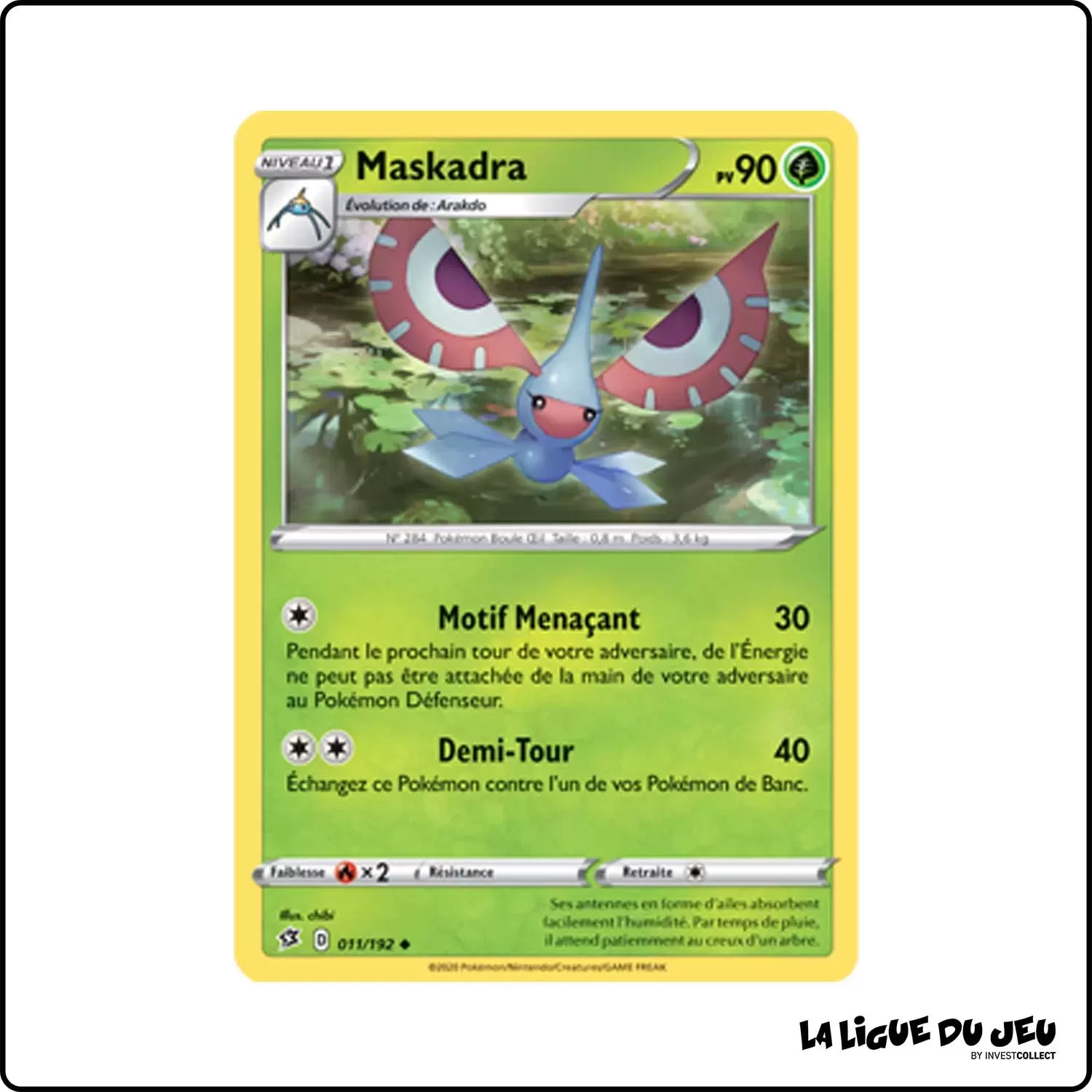 Peu commune - Pokemon - Clash des Rebelles - Maskadra 11/192