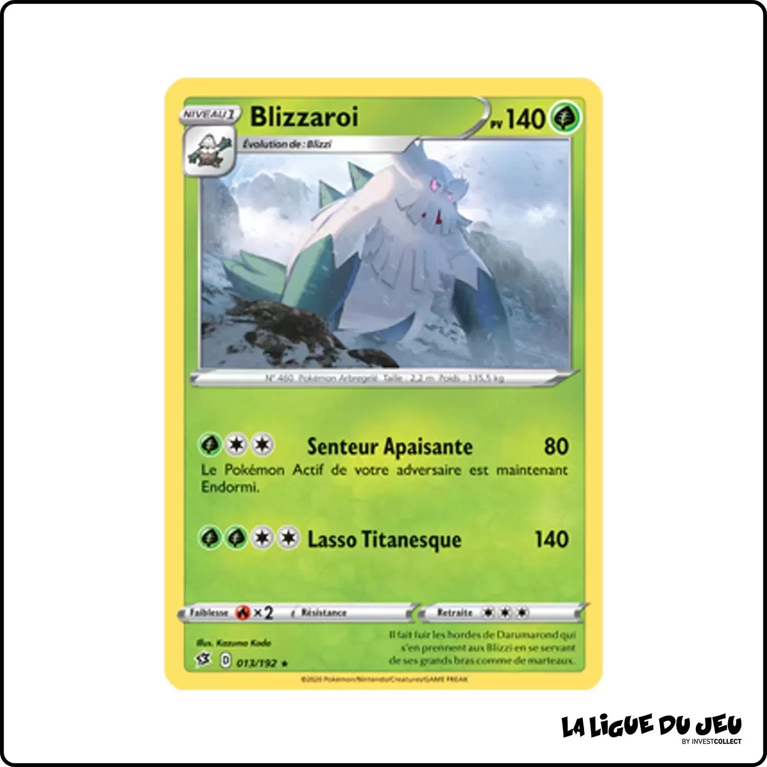 Rare - Pokemon - Clash des Rebelles - Blizzaroi 13/192